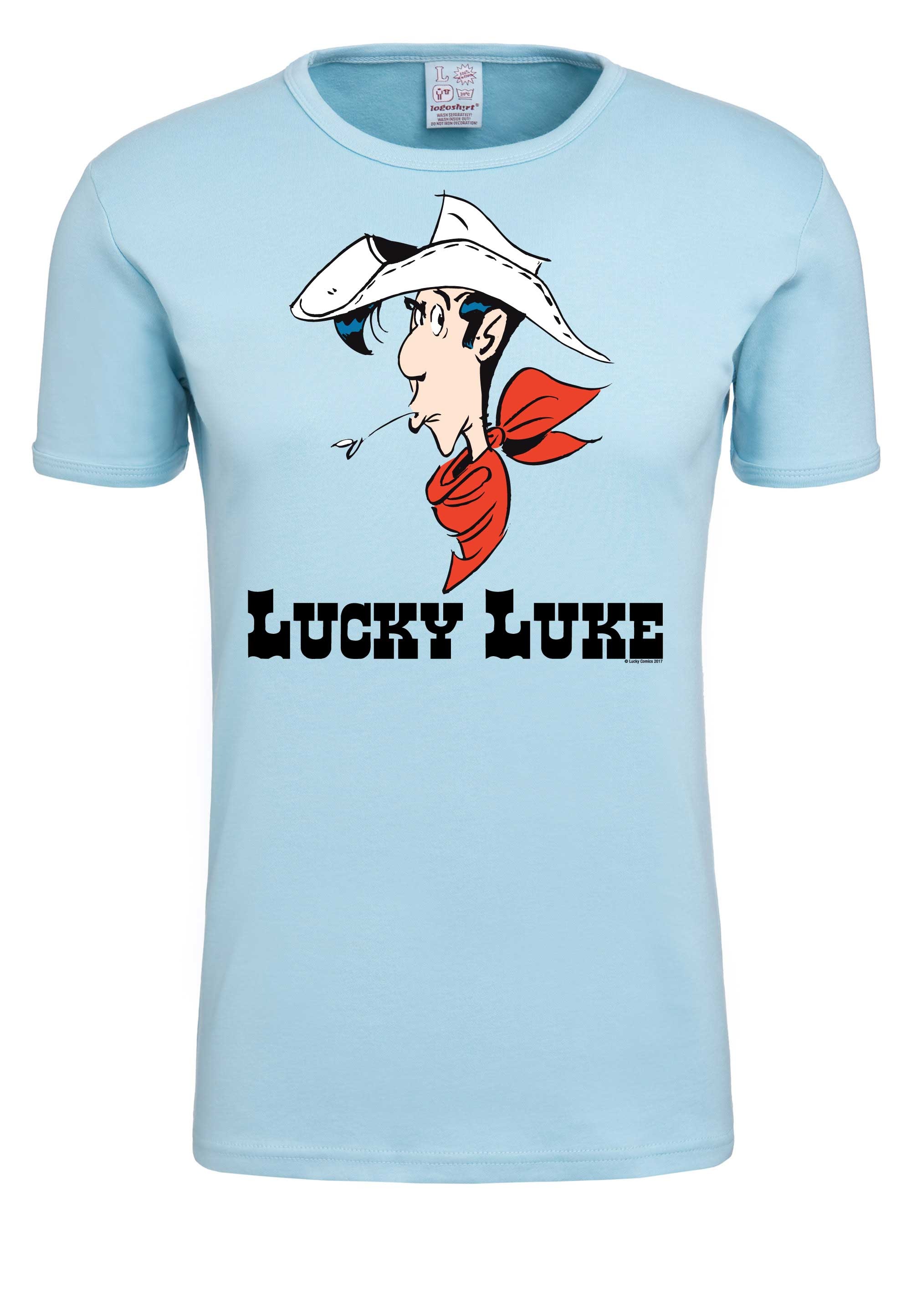 LOGOSHIRT T-Shirt »Lucky Luke Portrait« mit Lucky Luke-Print