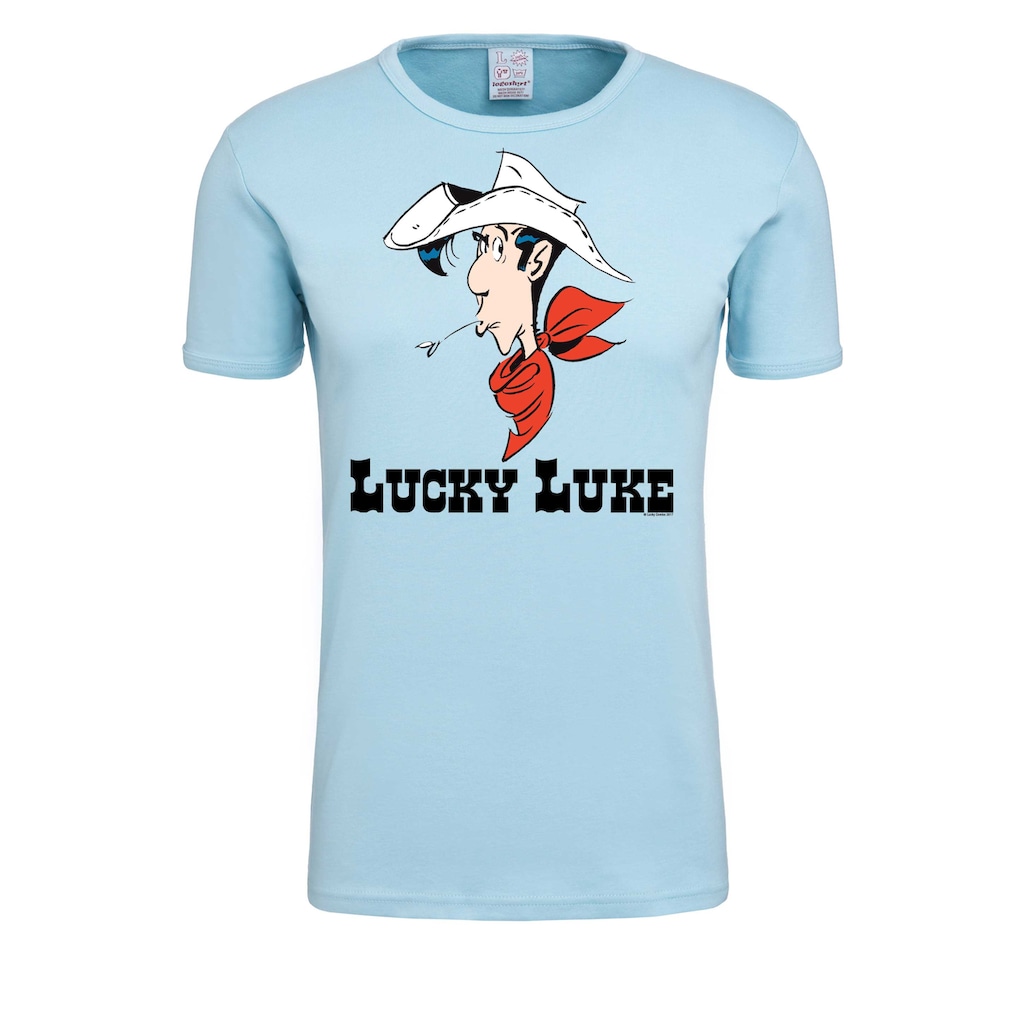 LOGOSHIRT T-Shirt »Lucky Luke Portrait«, mit Lucky Luke-Print