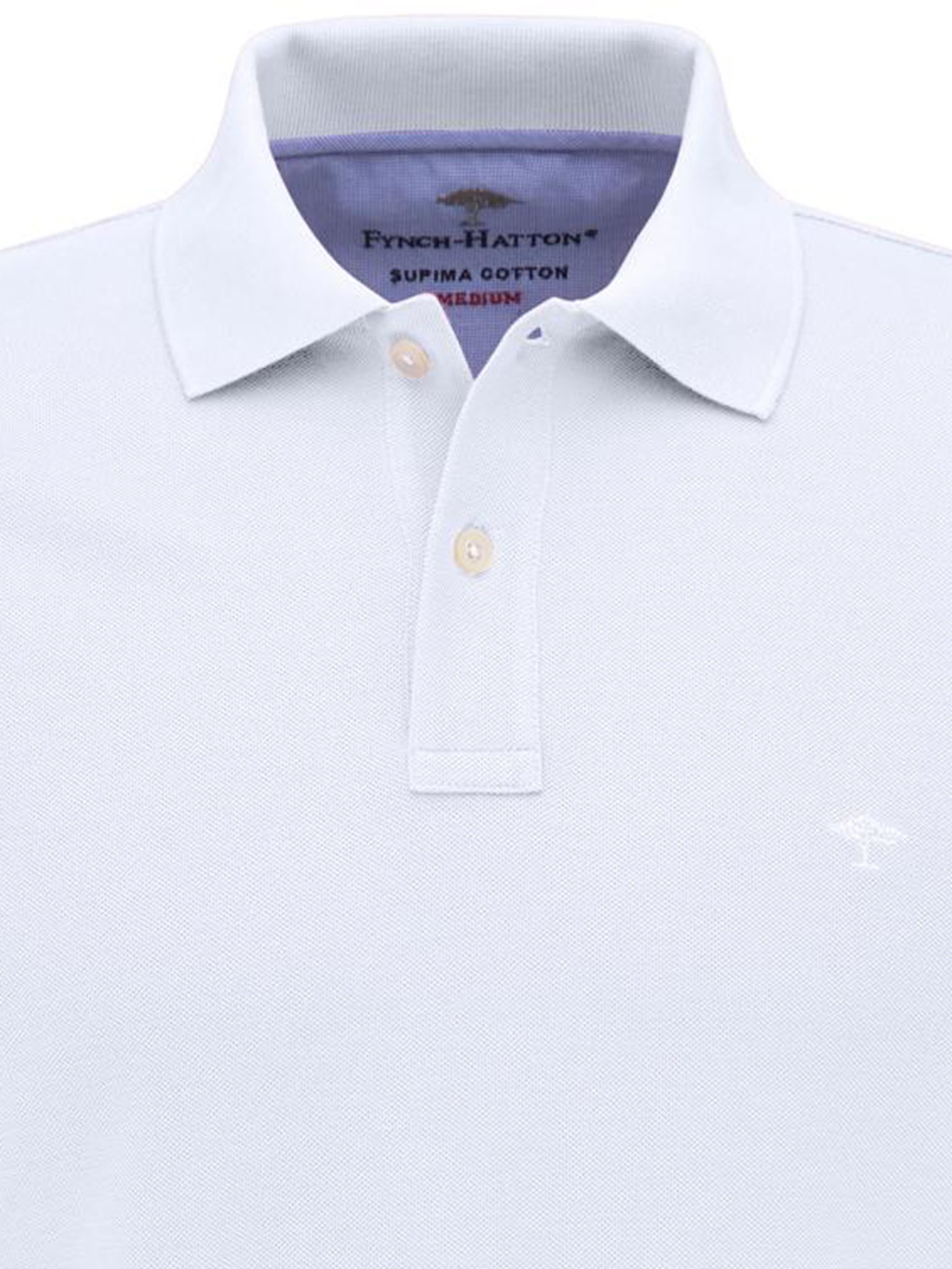 FYNCH-HATTON Poloshirt normale Passform, mit 2-Knopf-Polokragen, aus Baumwo günstig online kaufen