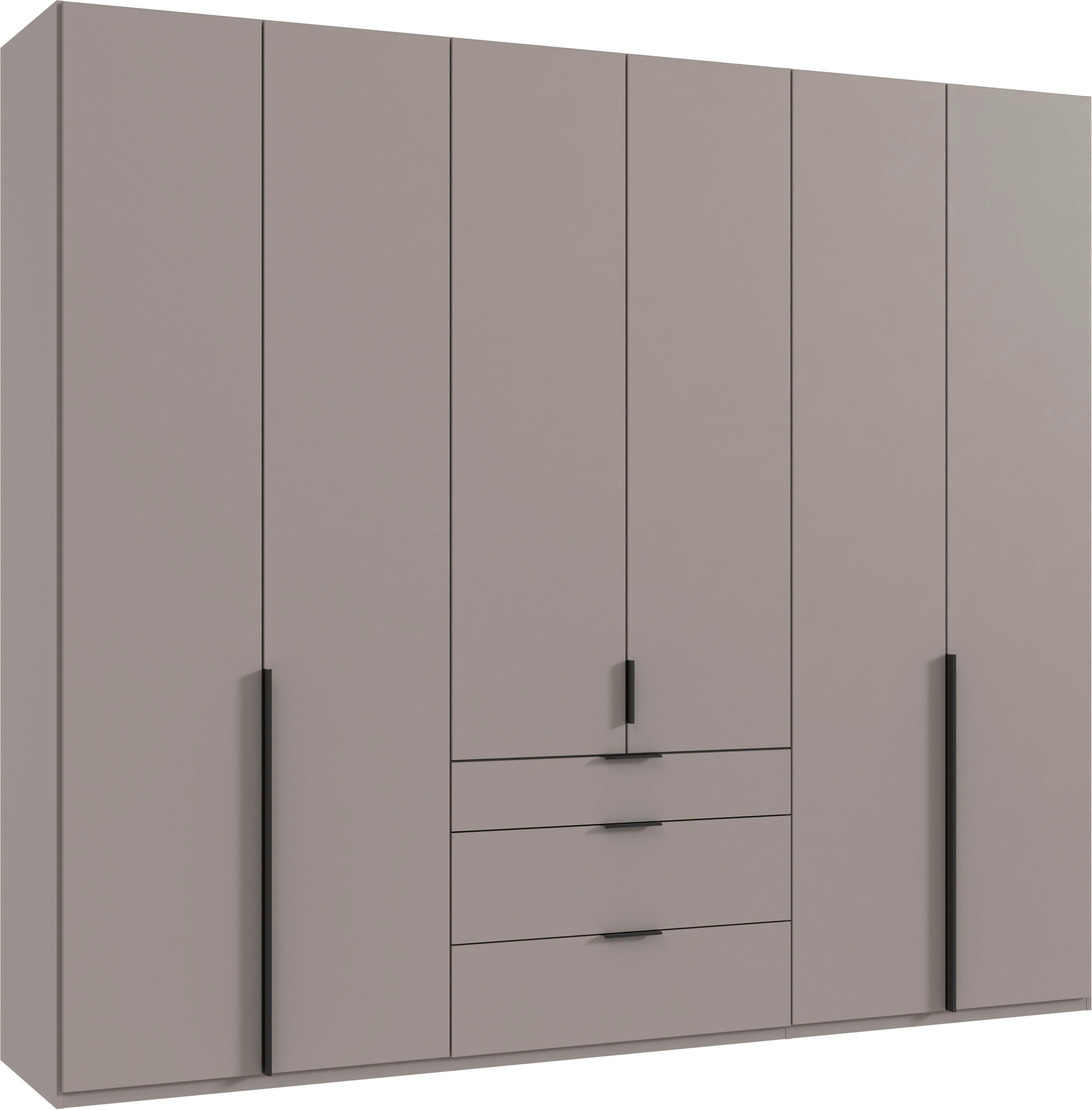 Wimex Drehtürenschrank "Mugano" mit langen oder kurzen Griffen aus Metall, in vielen Breiten, 208 oder 236 cm hoch, Made in Germany