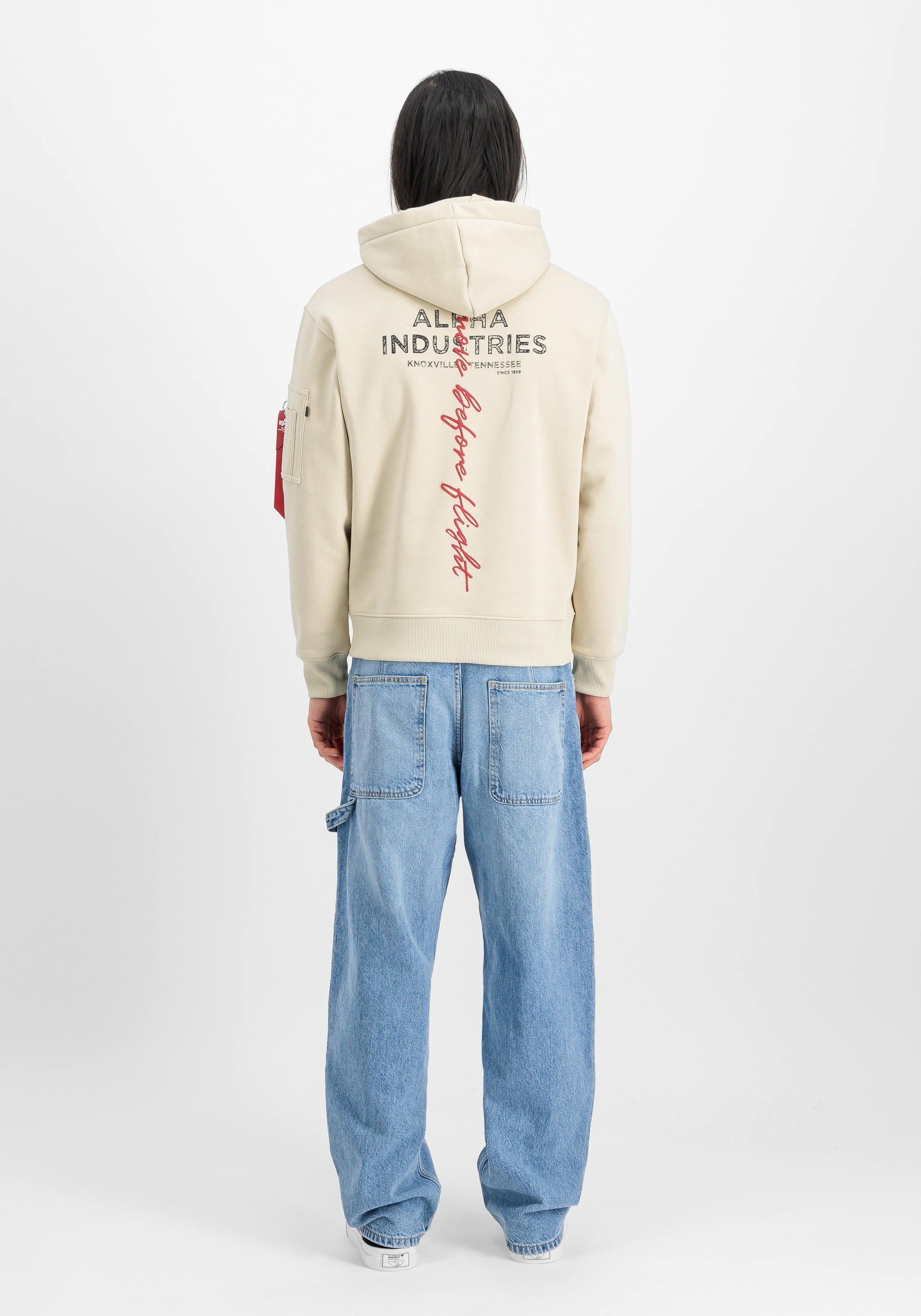 Alpha Industries Hoodie »Alpha Industries Men - Hoodies Signature Backprint Hoodie«