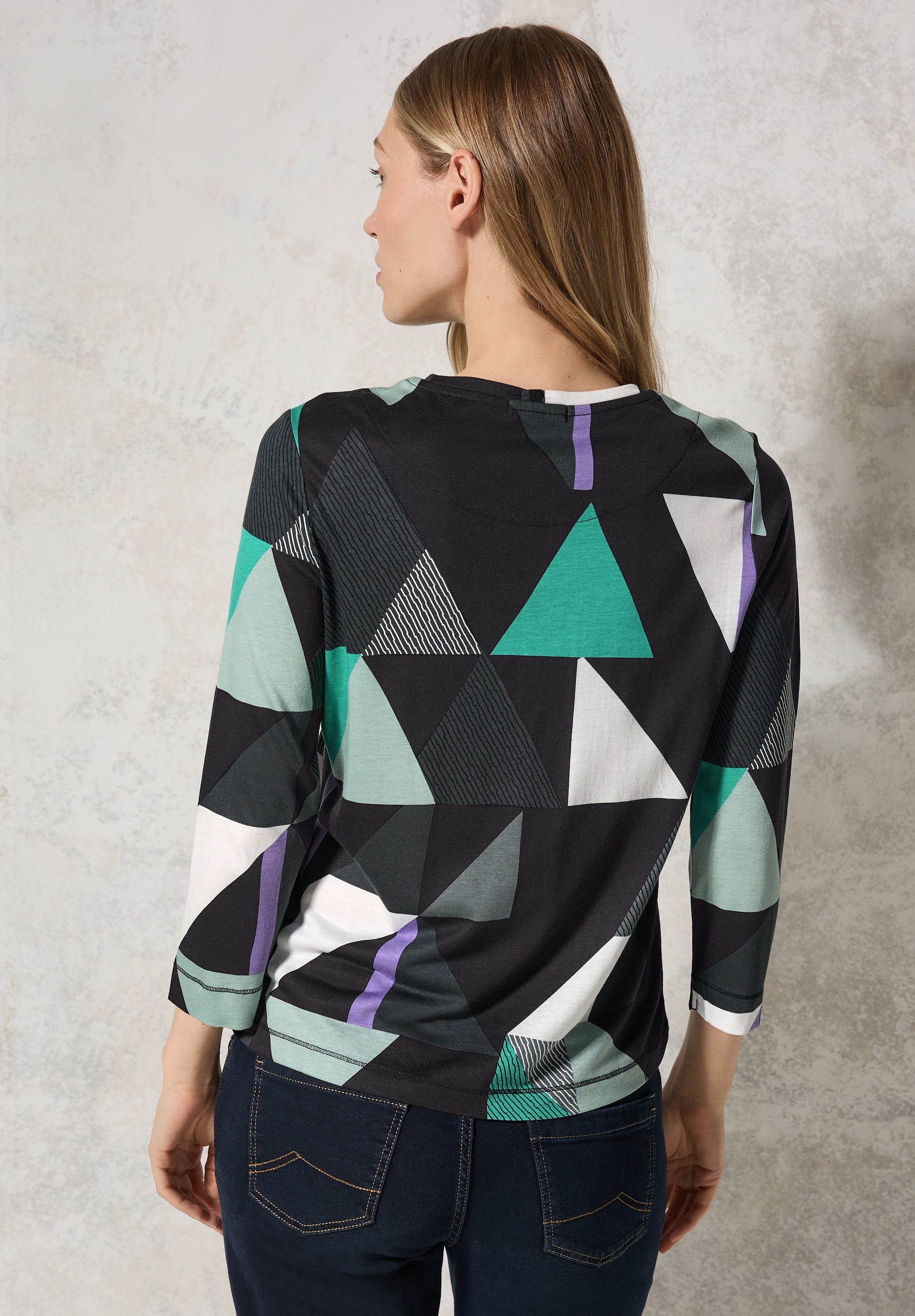 Cecil Print-Shirt, im soften Baumwoll-Mix