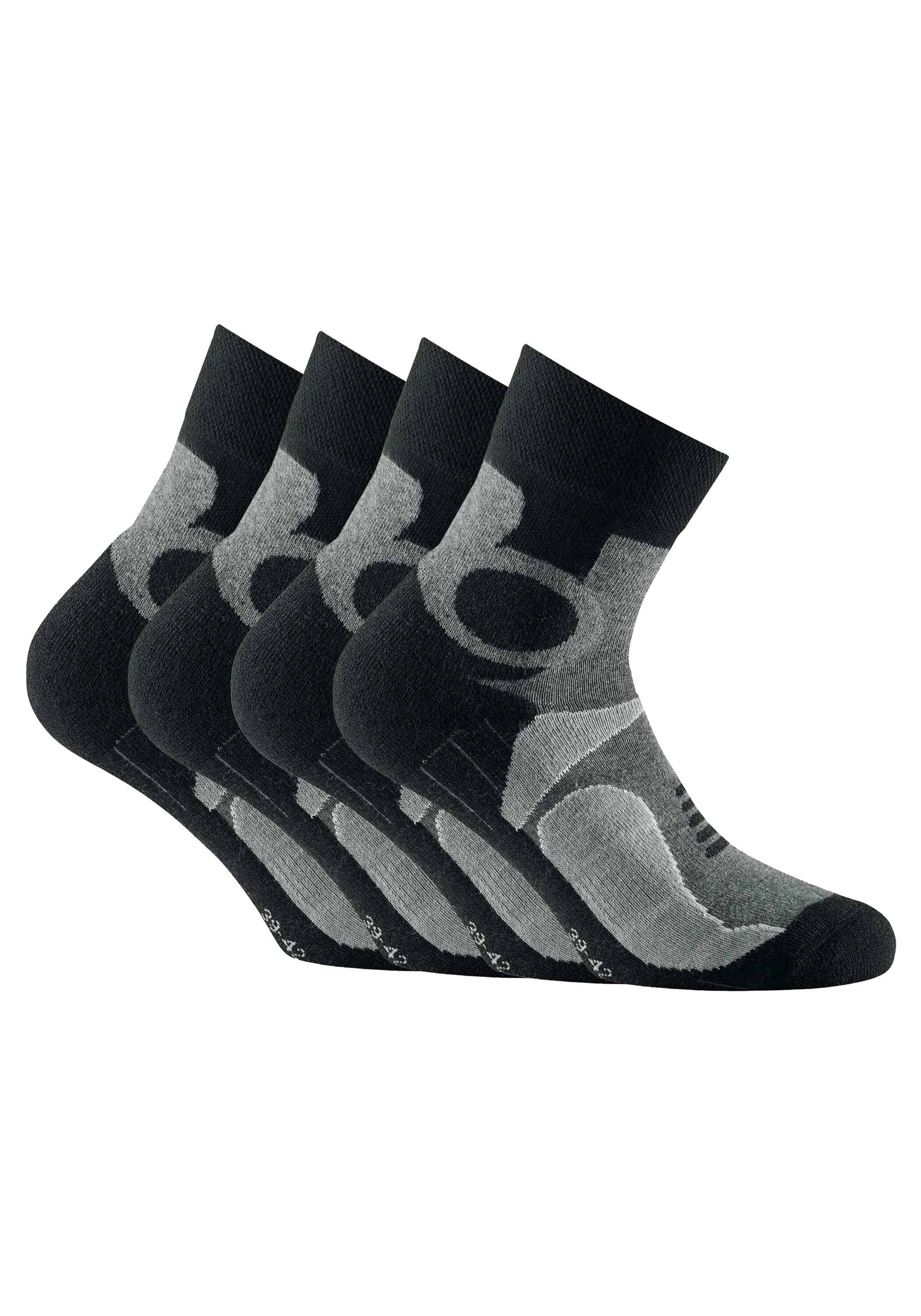 Rohner Socks Kurzsocken "Socken Trekking Quarter 2-er pack 4er Pack"