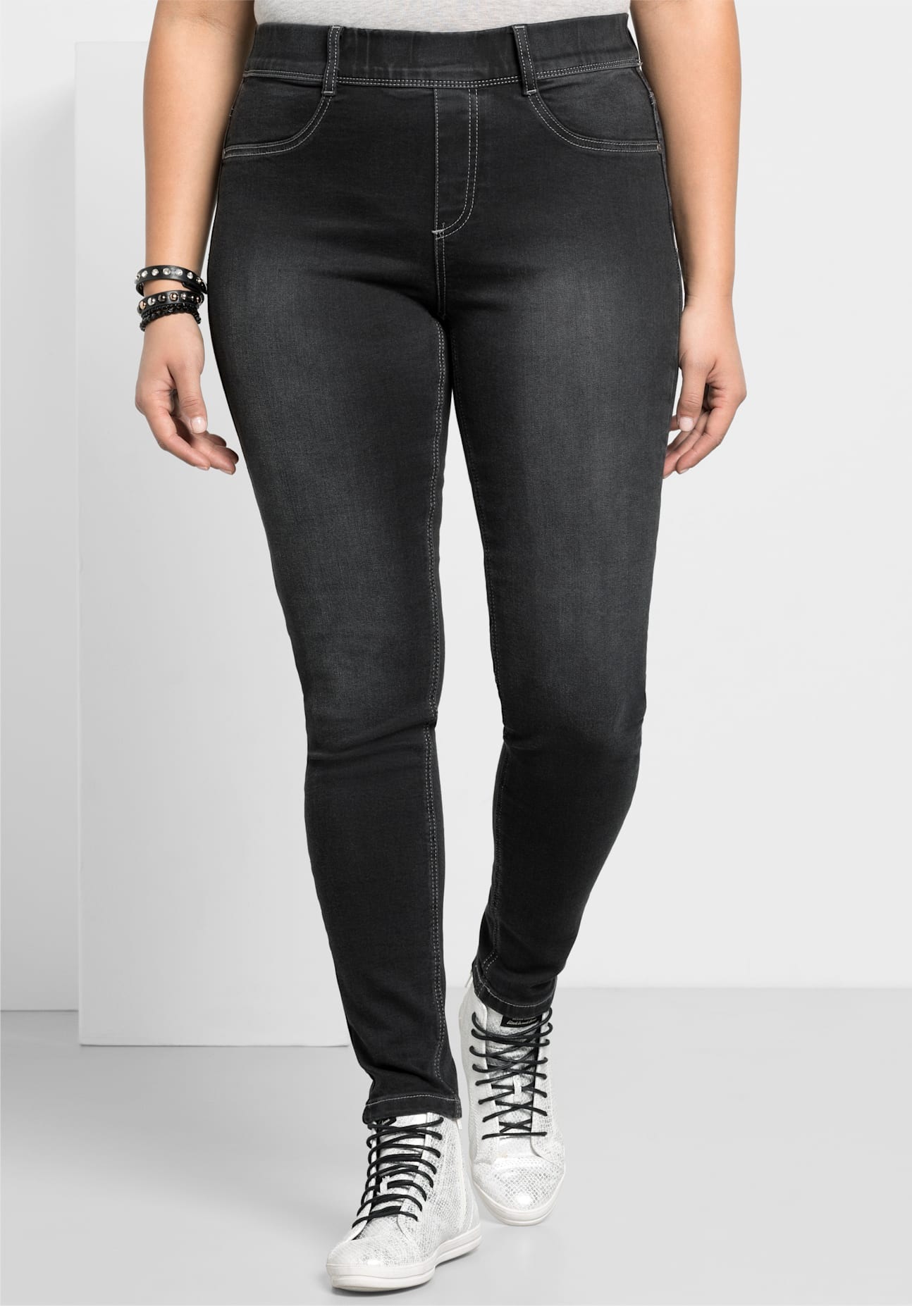 Sheego Jeansleggings, (1 tlg.) günstig online kaufen