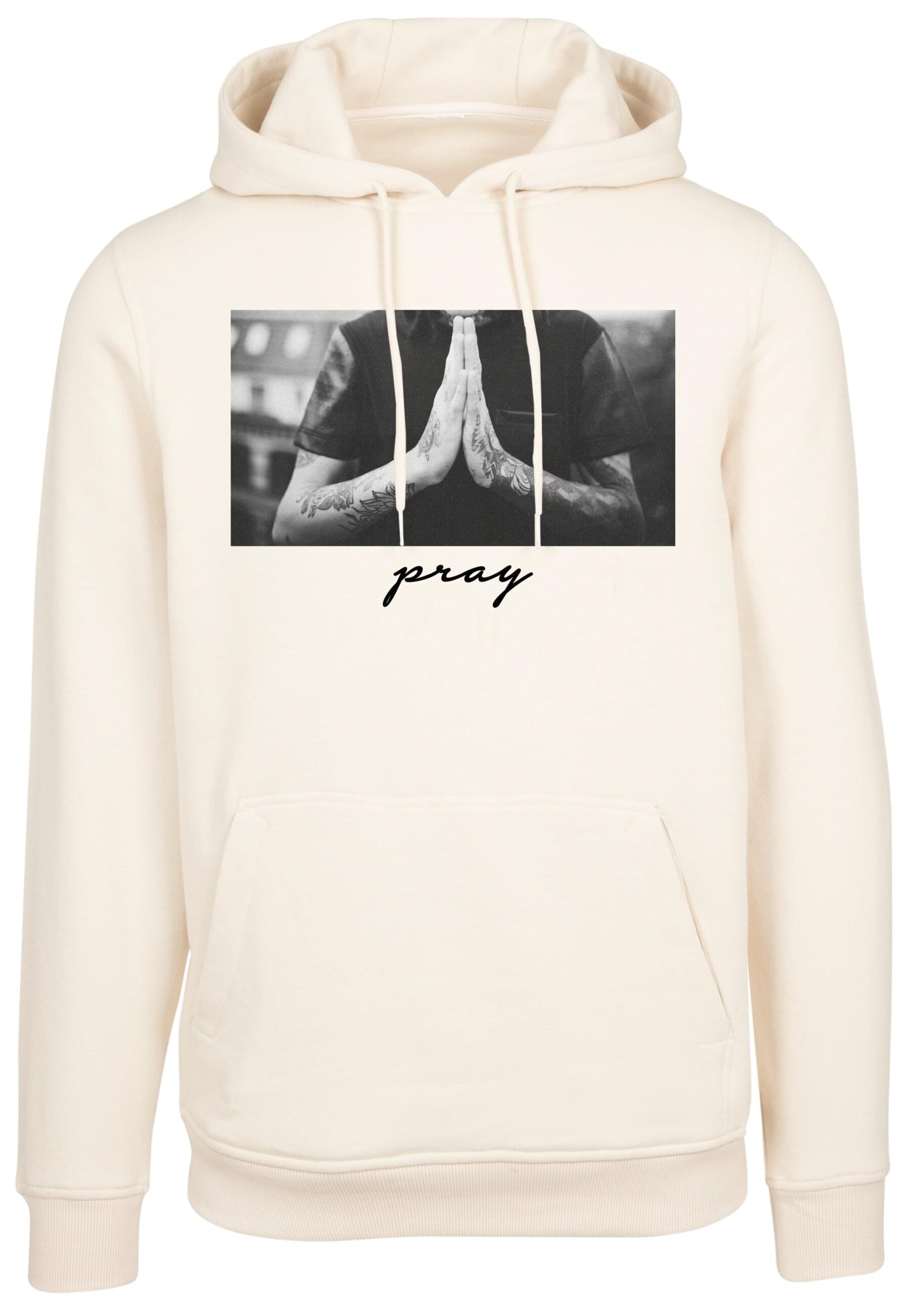 MisterTee Sweatshirt »MisterTee Herren Pray Hoody«, (1 tlg.)