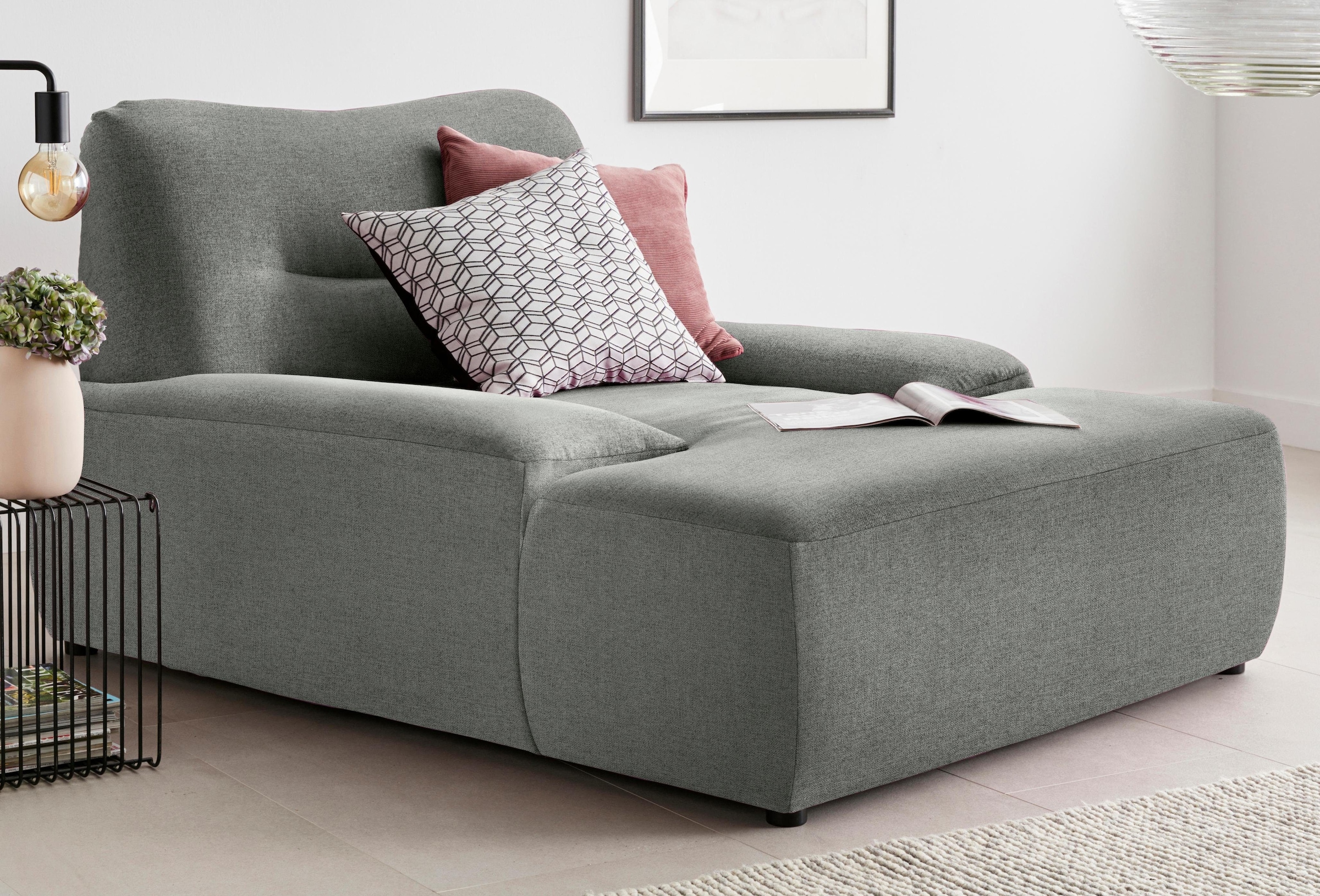 DOMO collection Sofa »Cesena pripučiamas fotelis zum Kuscheln komfortabel zum Relaxen« bequem ir stylish frei im Raum stellbar