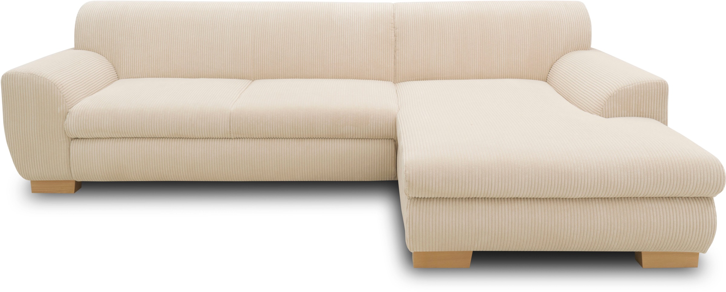 Home affaire Ecksofa »Nika L-Form«, wahlweise mit Bettfunktion, auch in Cord
