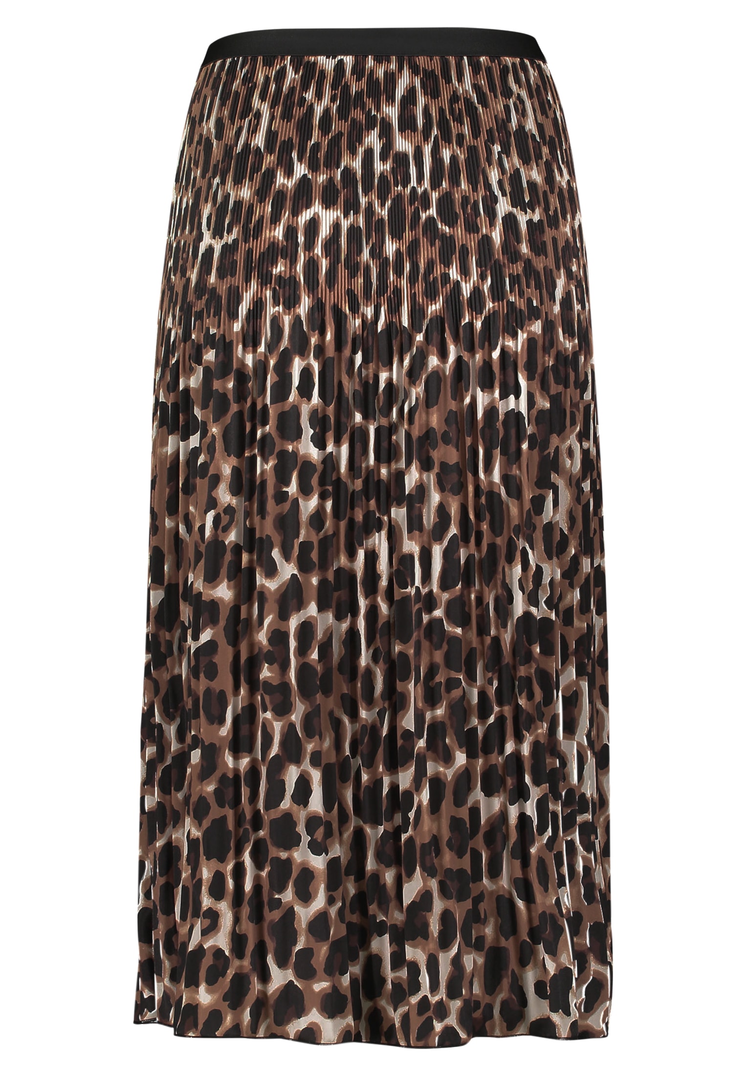 Betty&Co Midirock »Betty & Co Plisseerock mit Animalprint«, Druck