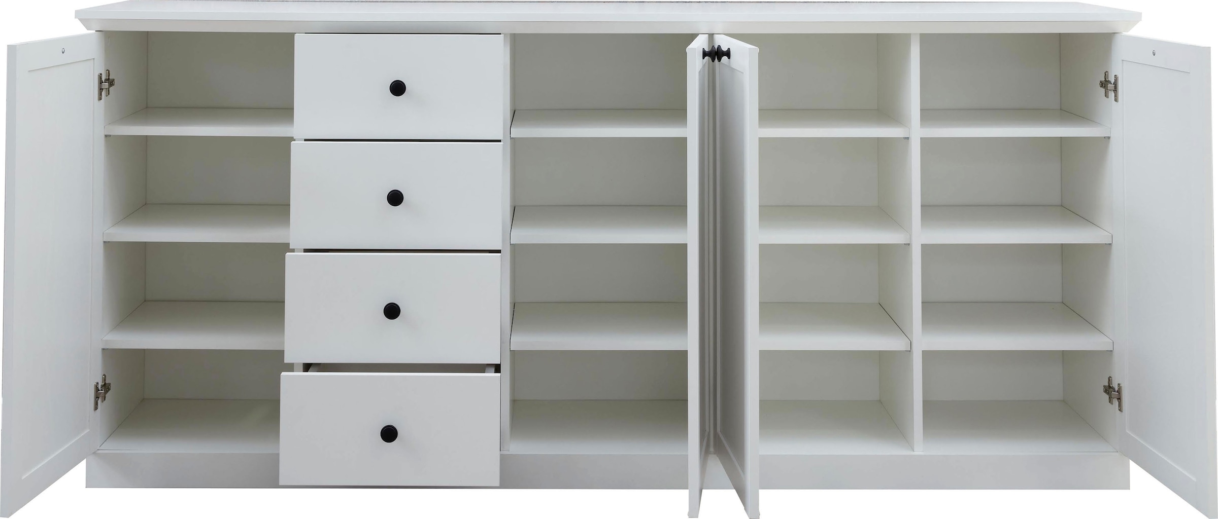 Home affaire Sideboard »Örebro« Kommode, zeitloser Landhausstil, mit Vollauszug