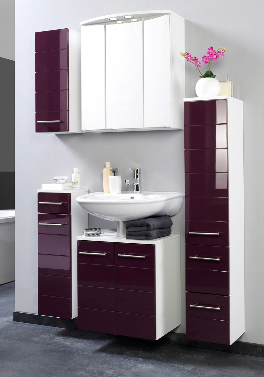 welltime Badmöbel-Set "Porto" 3 Stk. tlg. günstig online kaufen