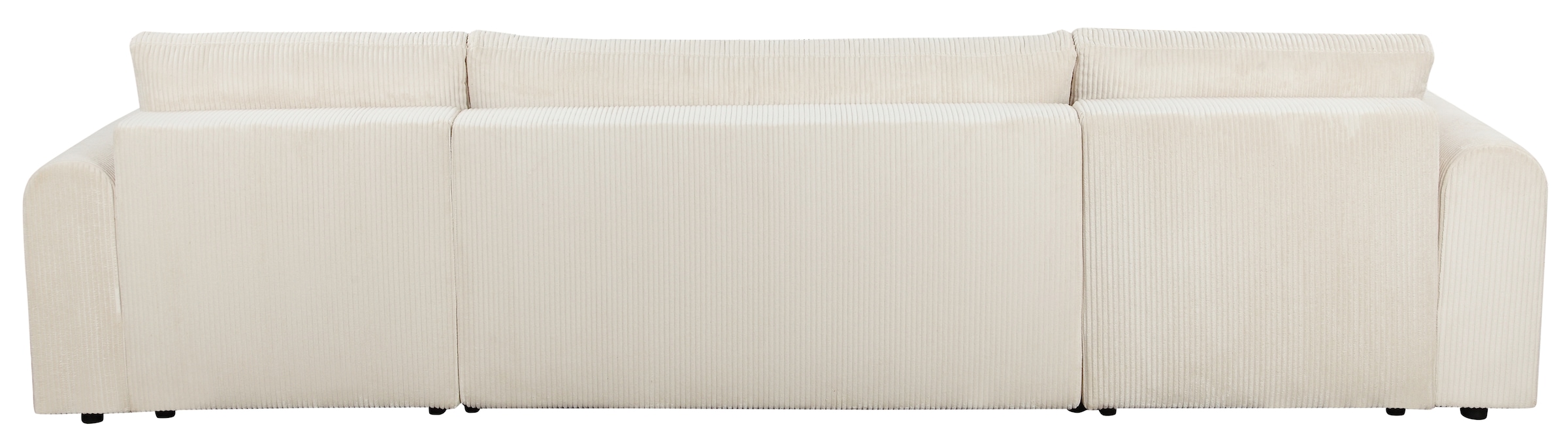 OTTO home Wohnlandschaft »JONAA, 311 cm, U-Form, Schlafsofa, Boxspringfederung, Dauerschläfer« 133/270cm, Bettkasten, Seitentaschen, Cord und Struktur