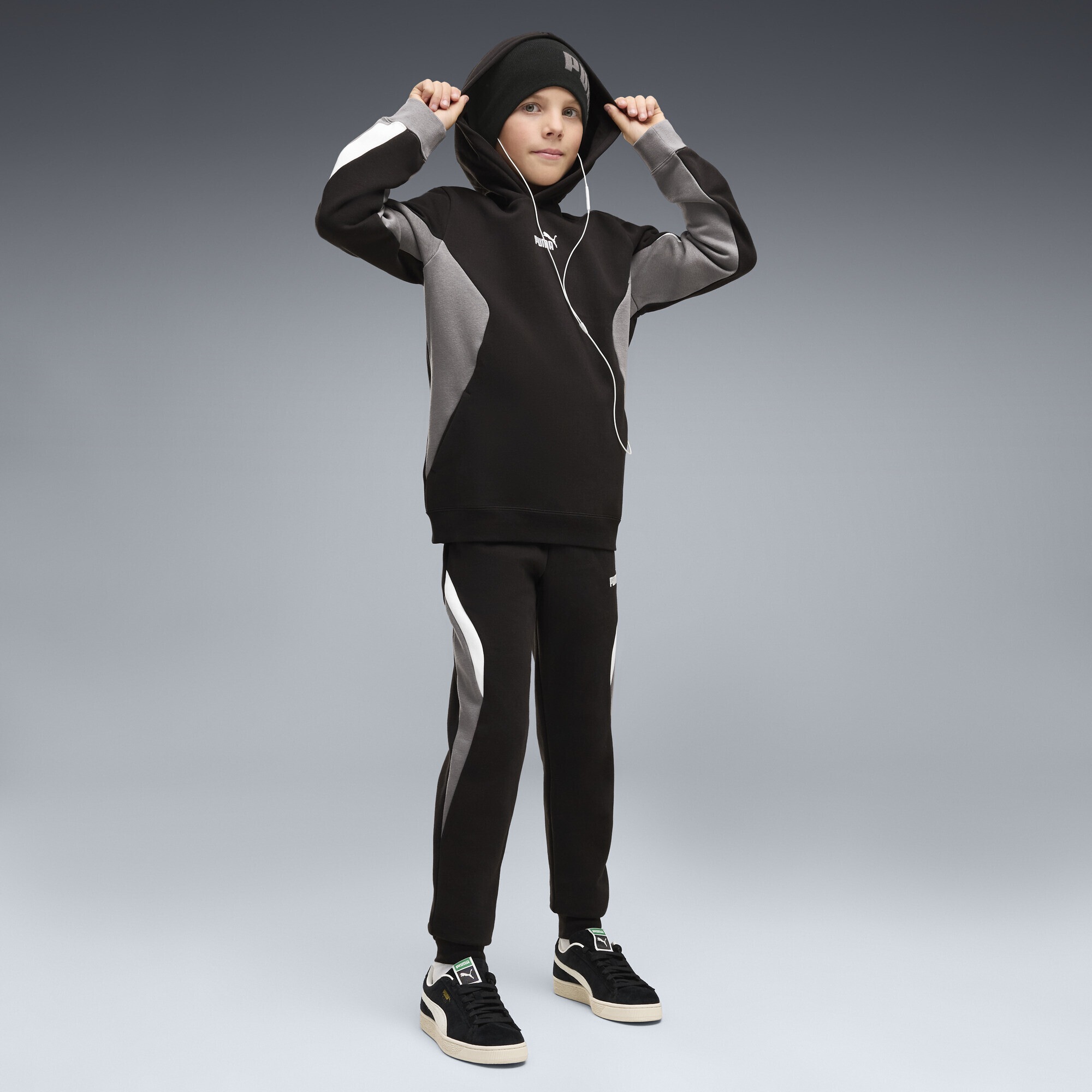 PUMA Hoodie »Essentials Colourblocked Hoodie Jungen«
