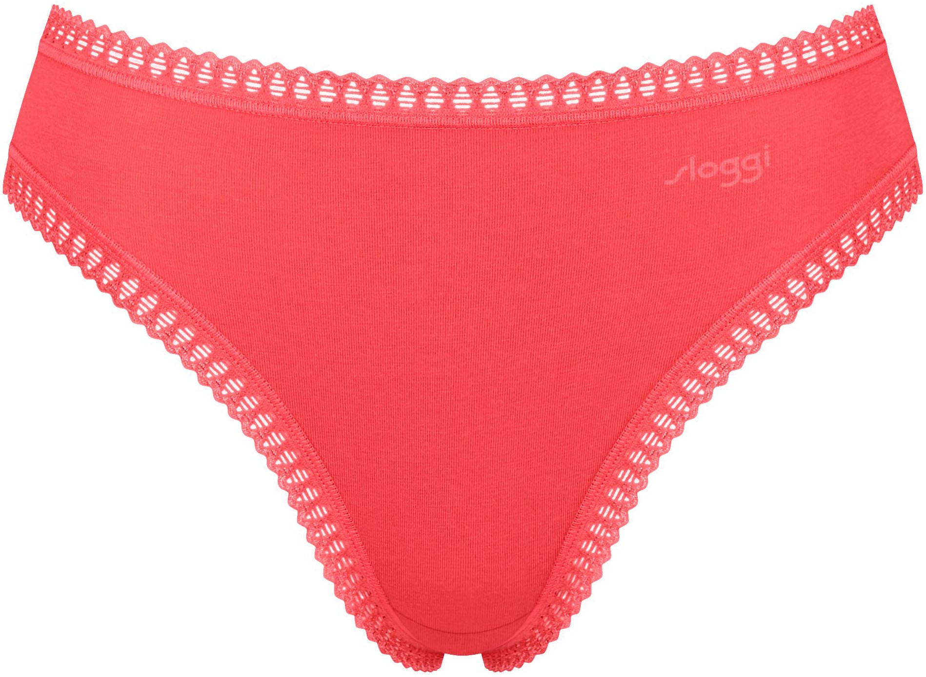 sloggi Slip »GO Crush High leg C3P«, (3er Pack), mit Spitzendetails
