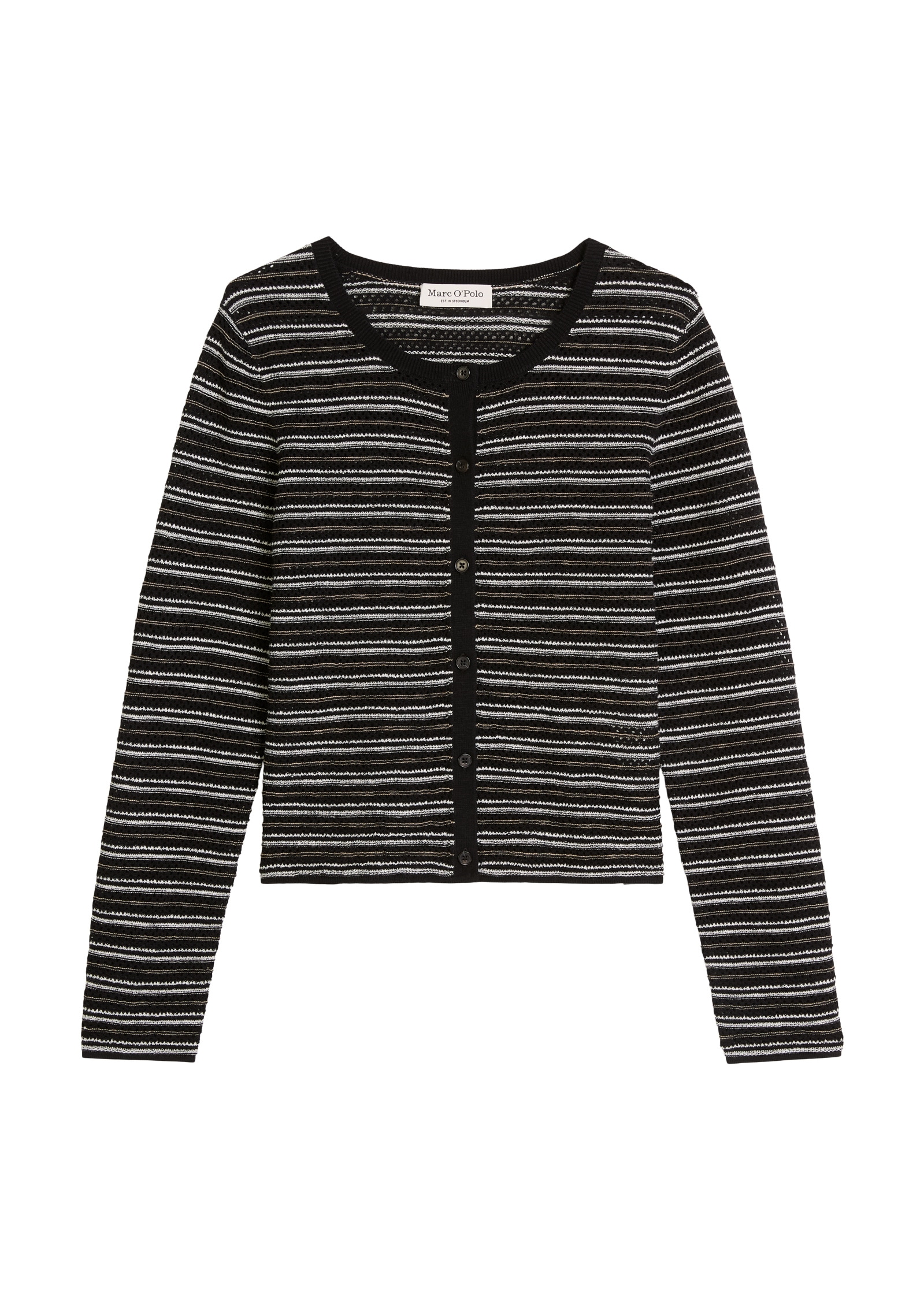 Marc O'Polo Cardigan »aus Baumwolle-Leinen-Mix«
