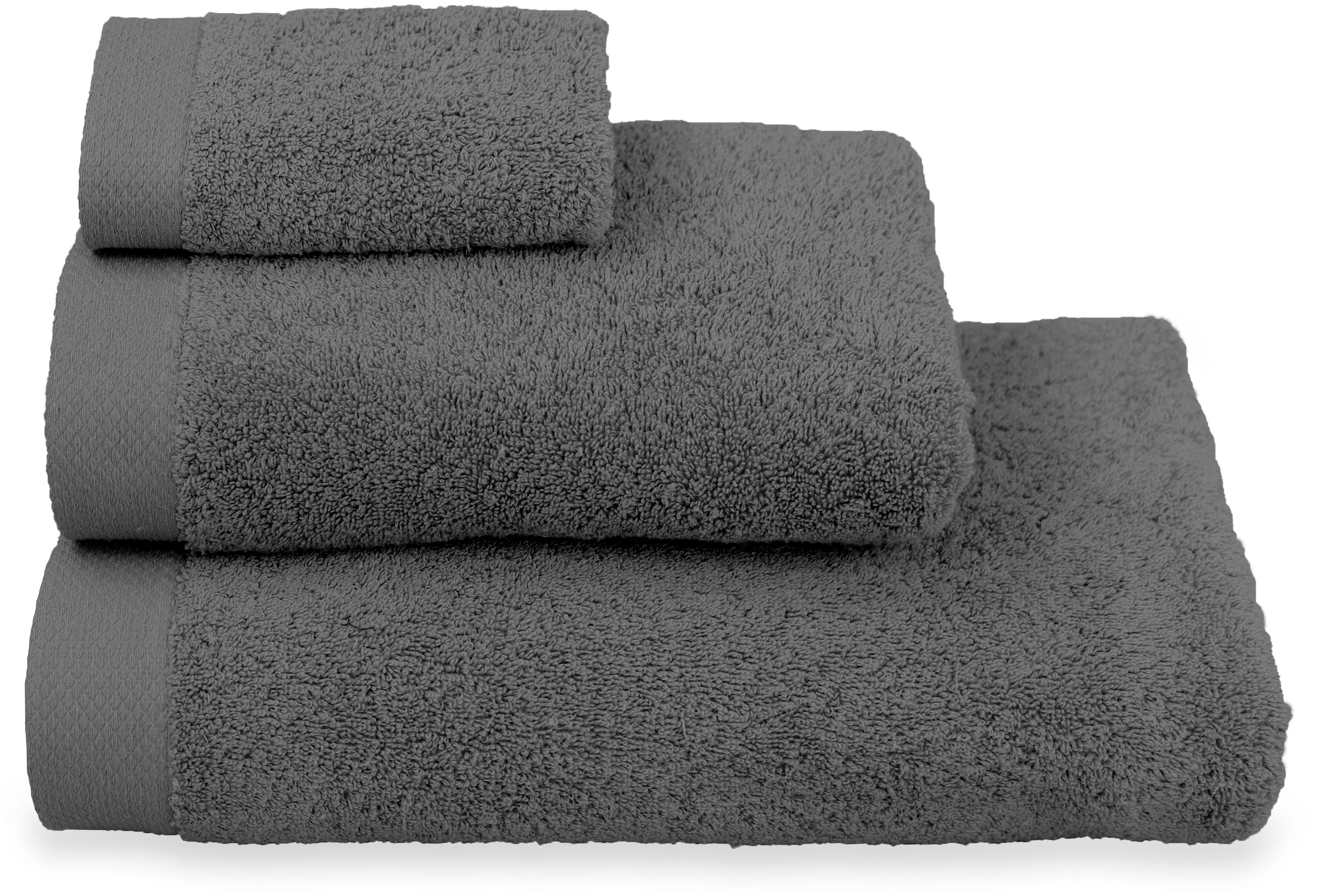 Leonique Handtuch Set »»Tailles« flauschige Hotel-Qualität«, (3 St., 1 Gästetuch 30x30-1 Handtuch 50x100-1 Duschtuch 70x140), Premium Handtuch, Duschtuch, Gästetuch aus 100% Baumwolle 600gr/m²