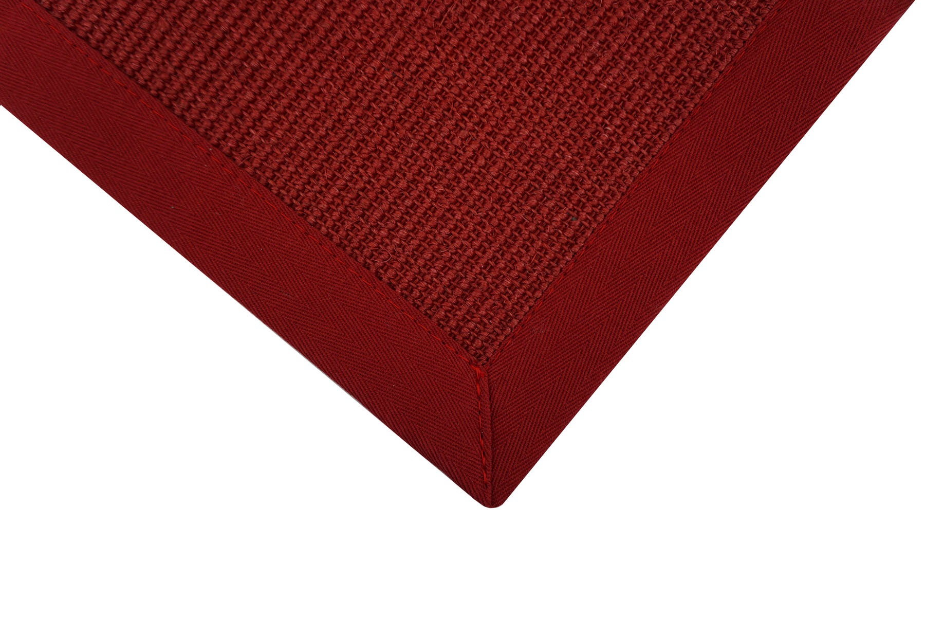 Sisalteppich ASTRA "Manaus" Gr. 6, rot (rubinrot), B:165cm H:6mm L:235cm, Sisal, Teppiche, Sisalteppich, echtes Sisalprodukt, Wohnzimmer 3