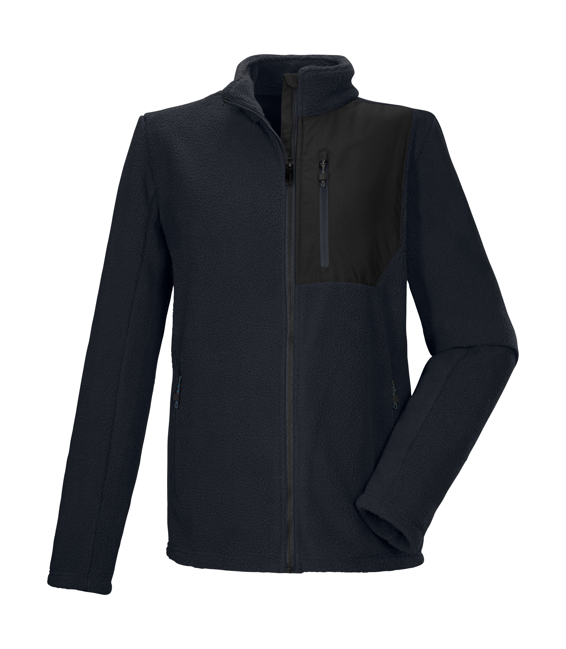 Killtec Fleecejacke "KOW 105 MN FLC JCKT" Sherpa Fleecejacke: warm, bequem, Kinnschutz, verschließbare Taschen
