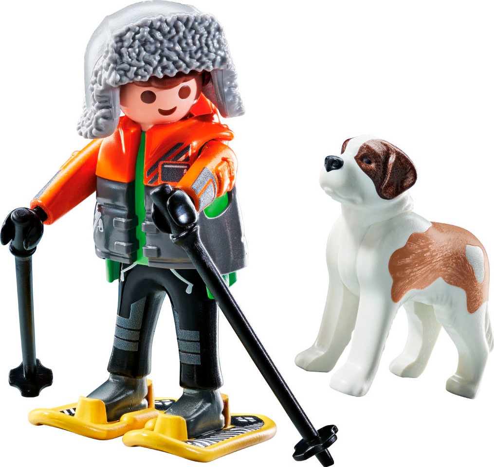 Playmobil® Konstruktions-Spielset »Wanderer mit Bernhardiner (71741), Playmobil My Life«, (8 St.)