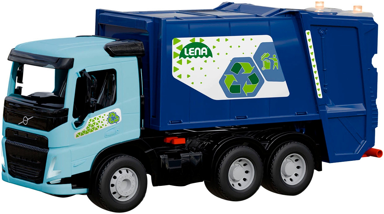 LENA Kinder Spielzeug-Müllwagen "WORXX Müllwagen Volvo FMX", bunt, Kunststoff, Spielzeugfahrzeuge, Made in Europe