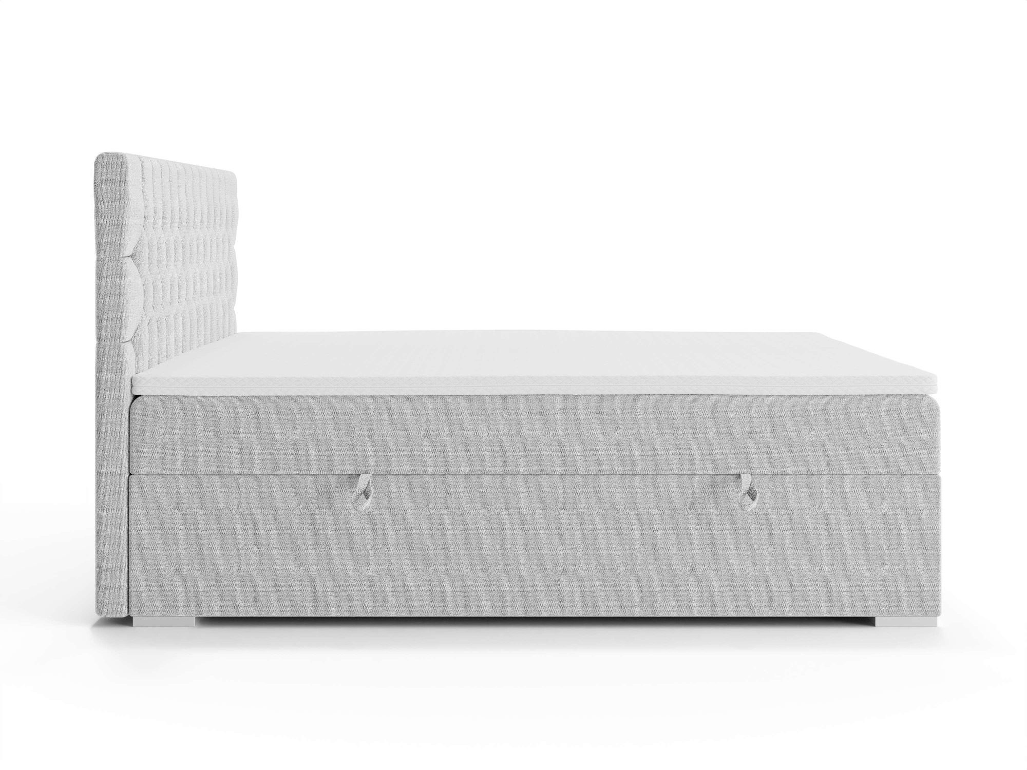 Leonique Polsterbett »ALIY mit Matratze und Topper, in 3 Breiten (140, 160 und 180 cm)«, Boxspringbett mit Kopfteil, Bettkasten, Matratze (BFK/TFK) und Topper