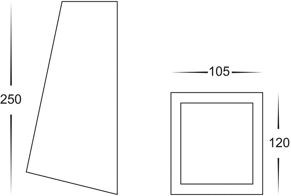 Havit Lighting LED Wandleuchte »TAPER«, 1 flammig, Leuchtmittel E27 | Leuchtmittel wechselbar