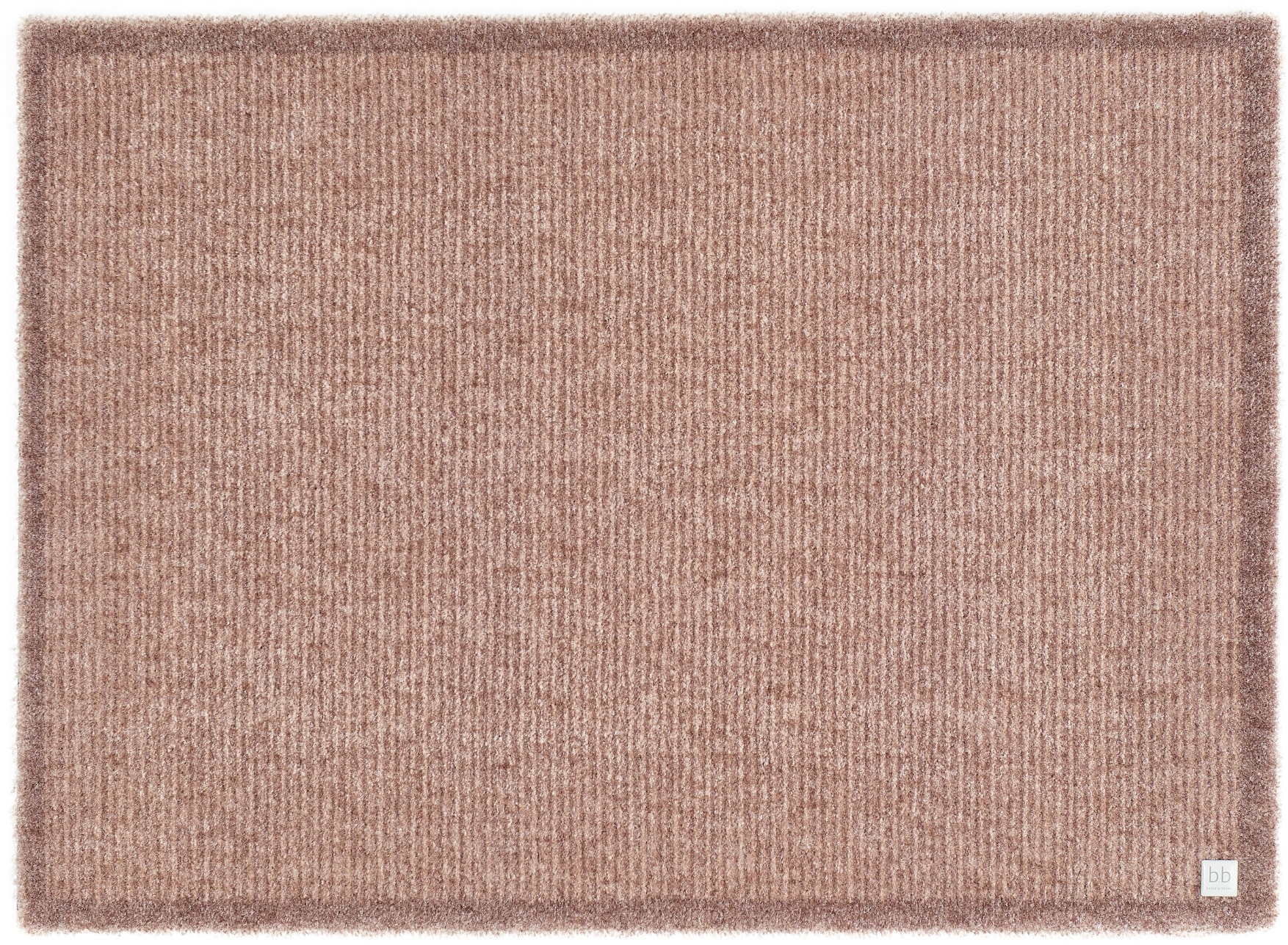 Barbara Becker Fußmatte "Gentle Schmutzfangmatte & Läufer, Made in Belgium" rechteckig 7 mm Höhe Schmutzfangteppich, Schmutzmatte, dezentes Streifen Design, waschbar