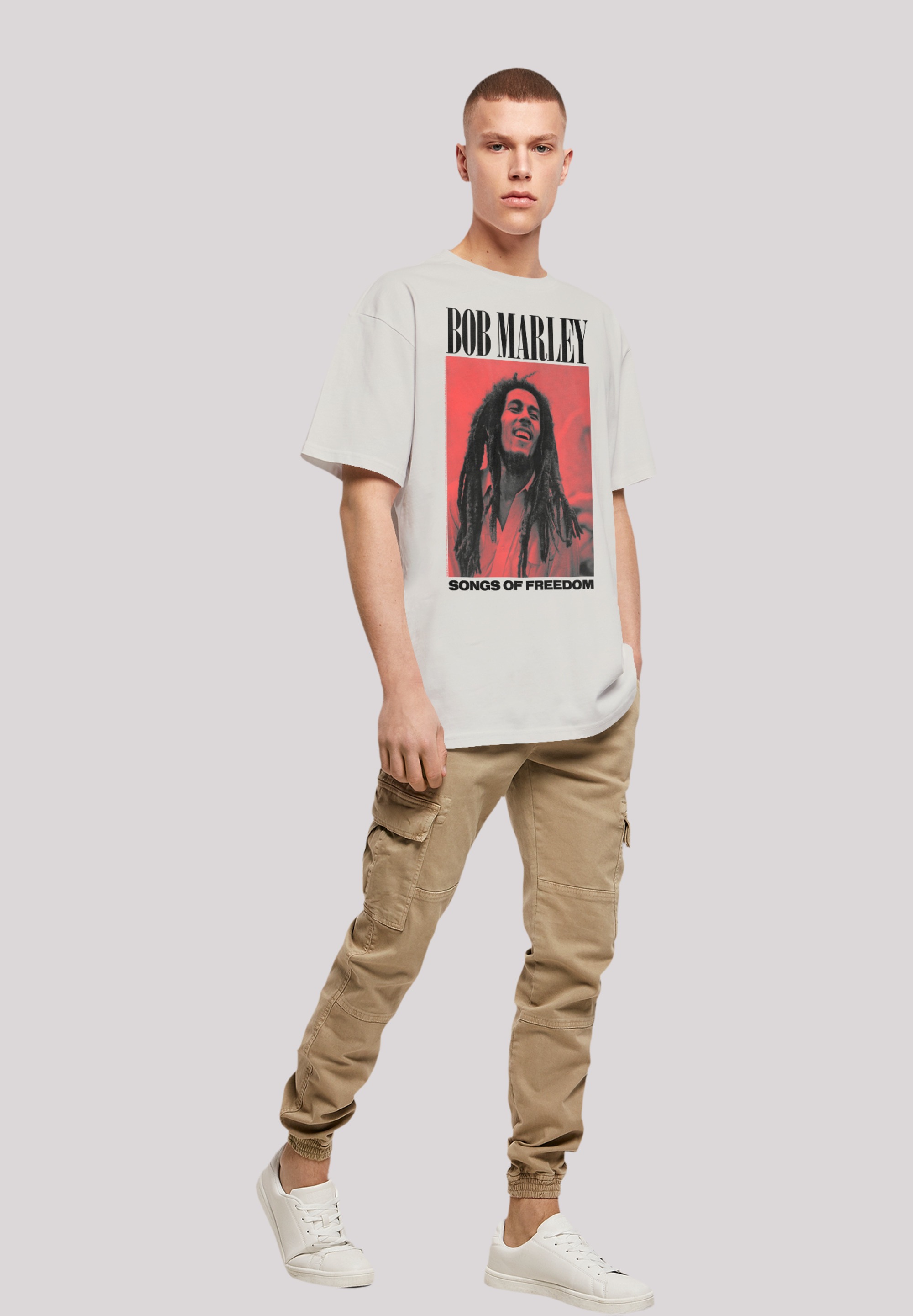 F4NT4STIC T-Shirt »Bob Marley Songs Of Freedom Reggae Music«, Premium Qualität, Musik, By Rock Off