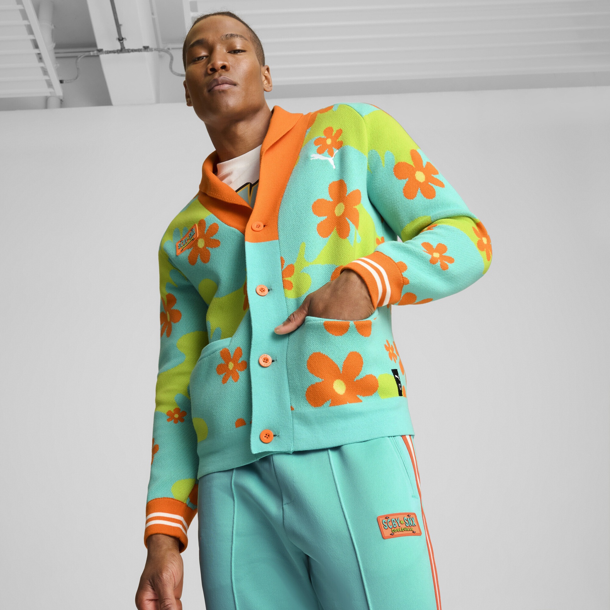 PUMA Strickpullover »PUMA HOOPS x SCOOBY DOO Pullover Herren«