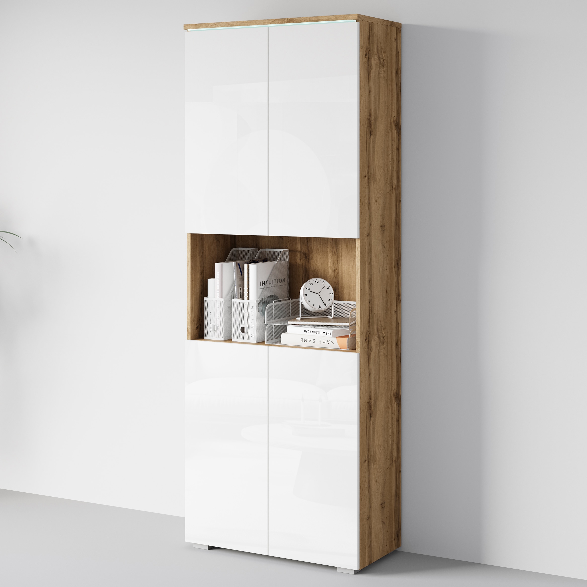 INOSIGN Aktenschrank "Vera, Mehrzweckschrank mit LED-Beleuchtung" Praktisch günstig online kaufen