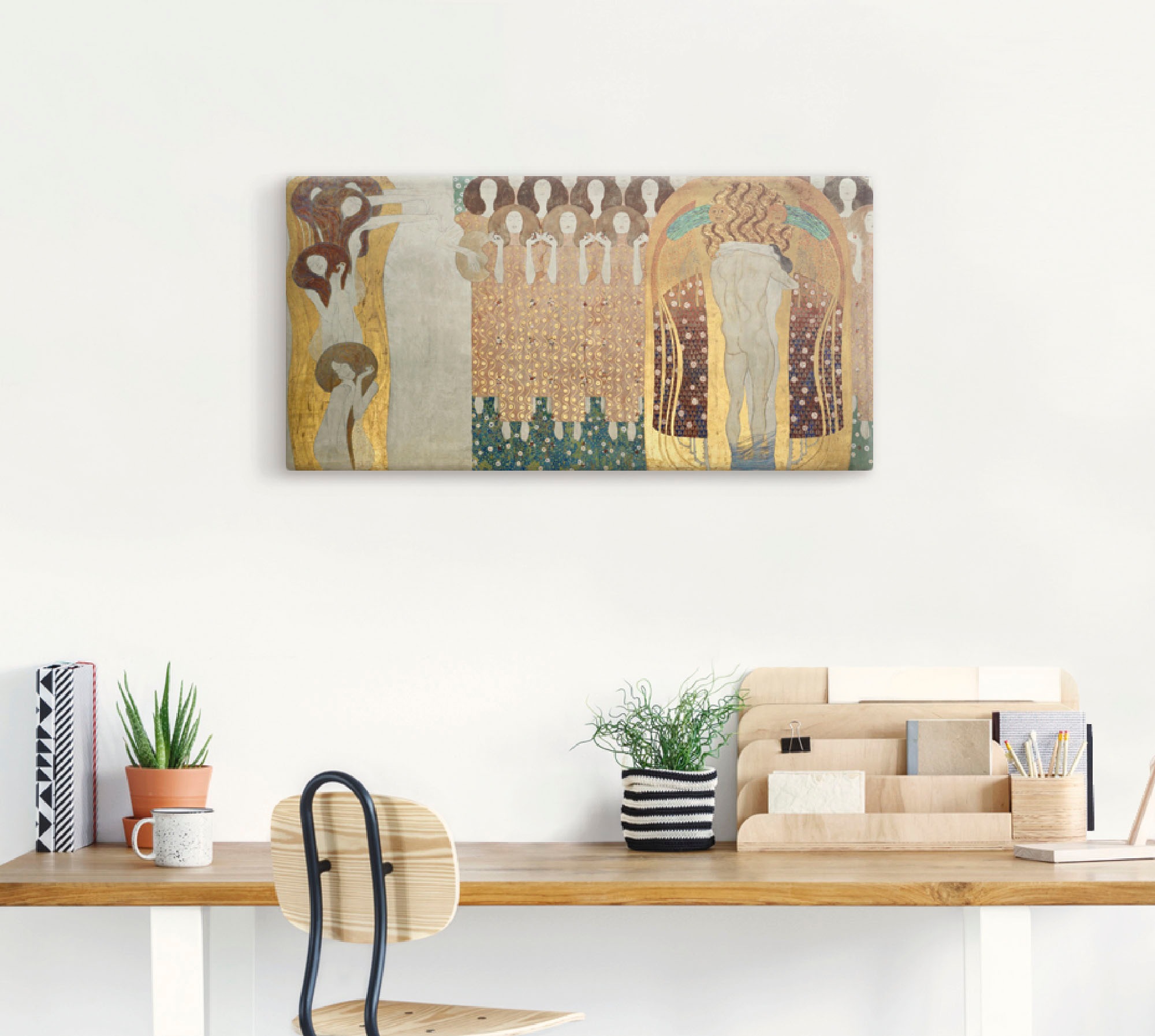 Artland Wandbild "Beethovenfries" Gruppen & Familien 1 Stk. tlg. als Leinwa günstig online kaufen