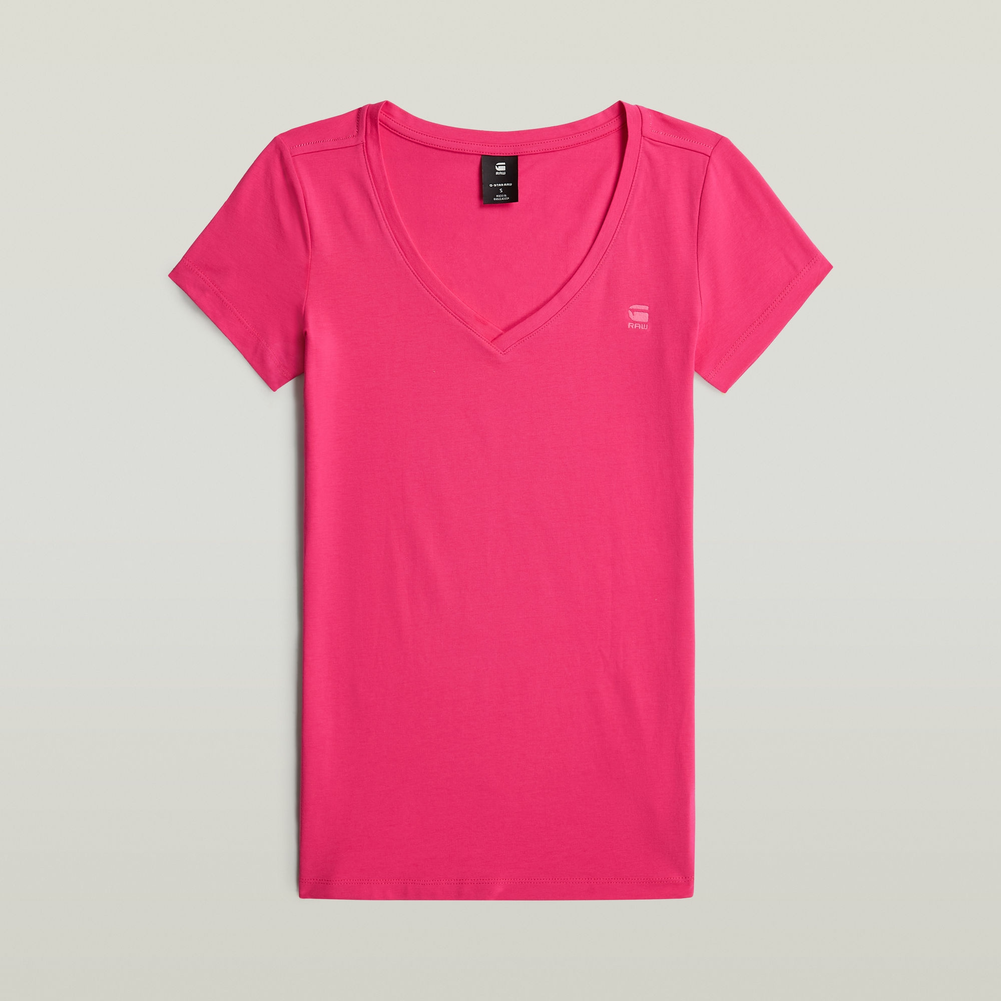 G-STAR V-Shirt »Base v t wmn cap sl«, mit kleinem Logodruck vorne