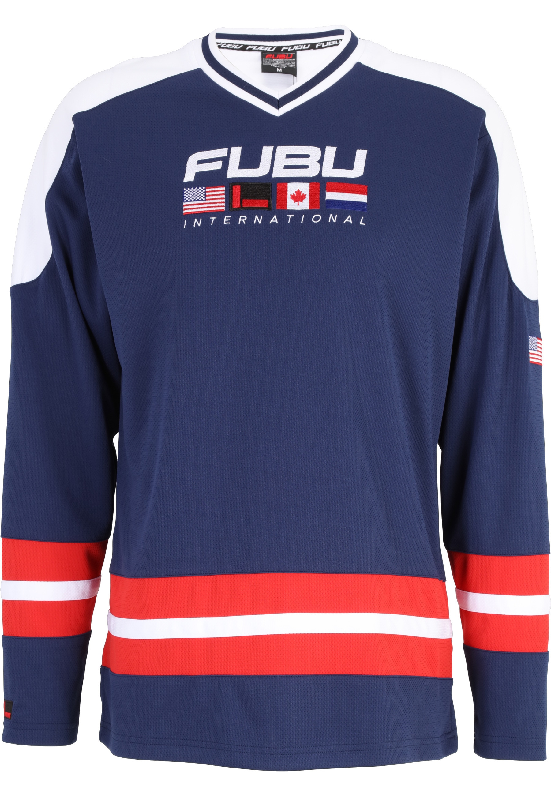 Fubu Longsleeve "Fubu FBMQ22004NVY Fubu Corporate Hockey Jersey" 1 Stk. günstig online kaufen