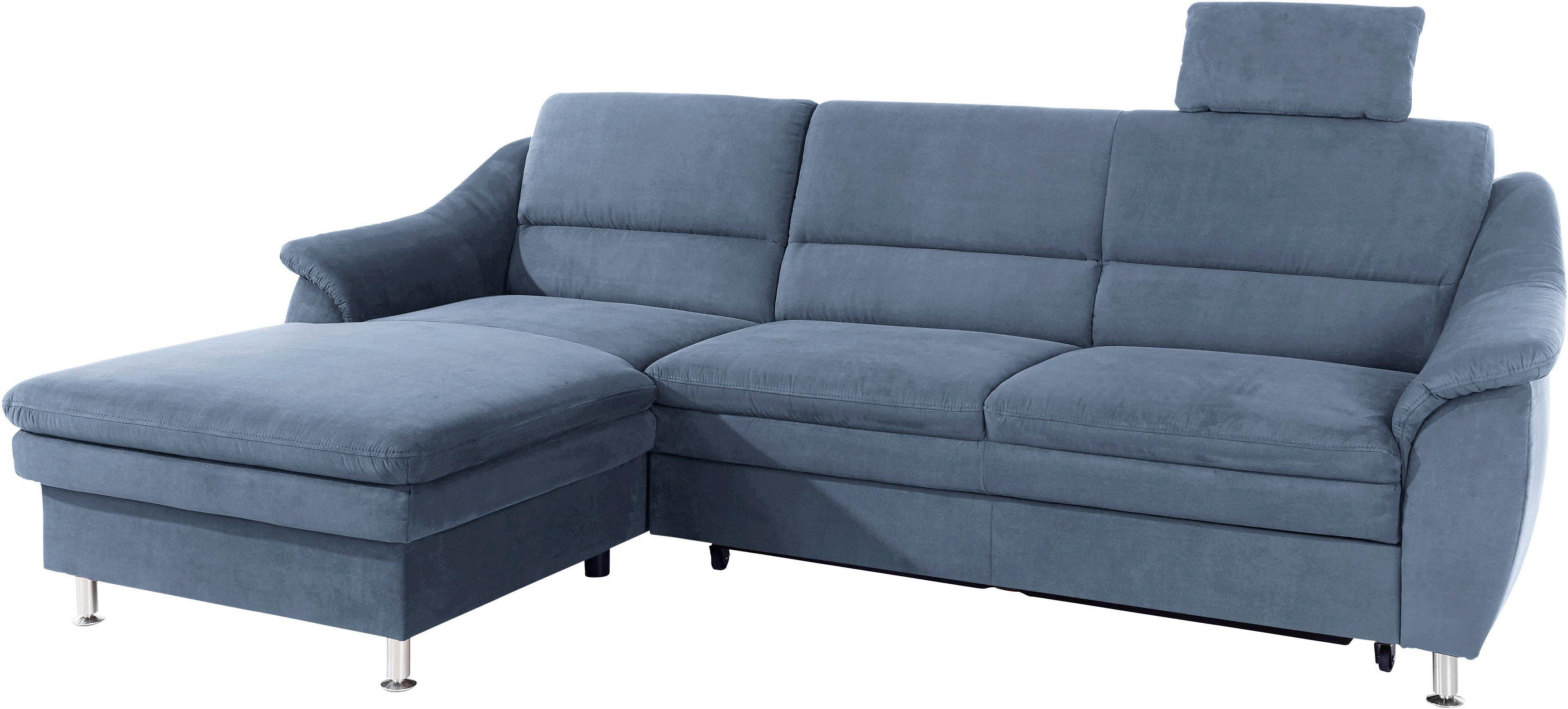 sit&more Ecksofa "Cardoso L-Form" mit Federkern, wahlweise mit Schlaffunktion