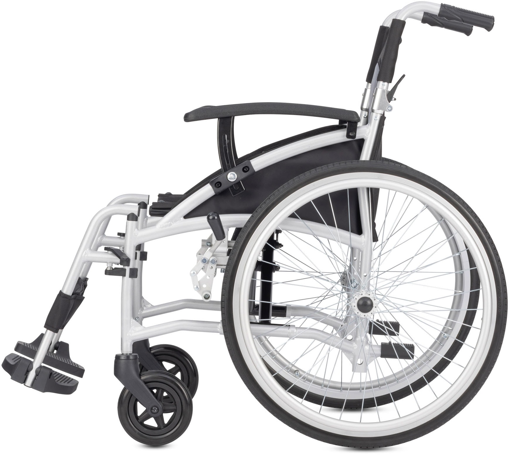 Bischoff & Bischoff Transportrollstuhl »Vida 22"«, Die perfekte Wahl für Reisen und Mobilität unterwegs, nur 11 kg