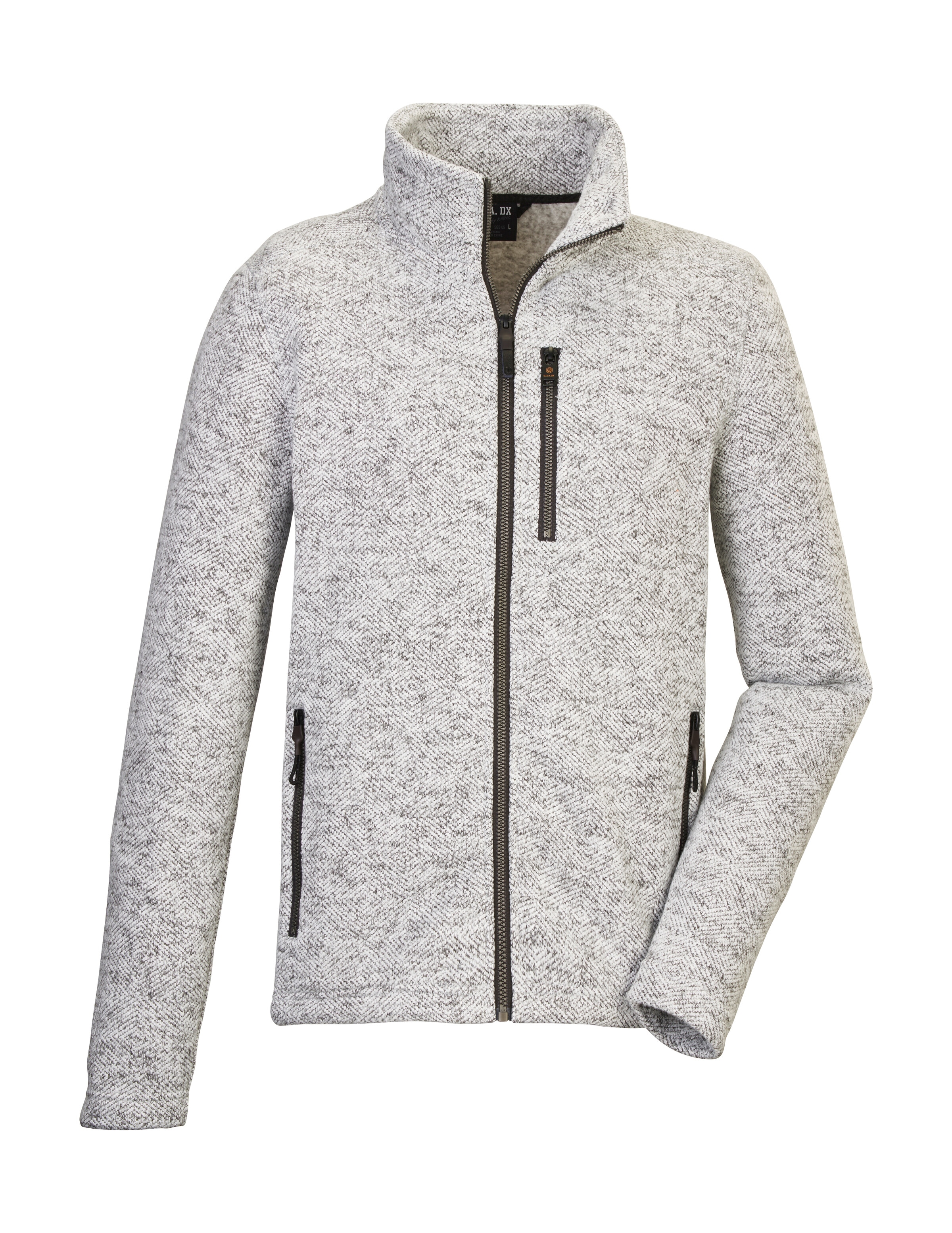 G.I.G.A. DX by killtec Fleecejacke "GW 55 MN KNTFLC JCKT" Zeitlose Strickfleecejacke, Taschen mit Zipper