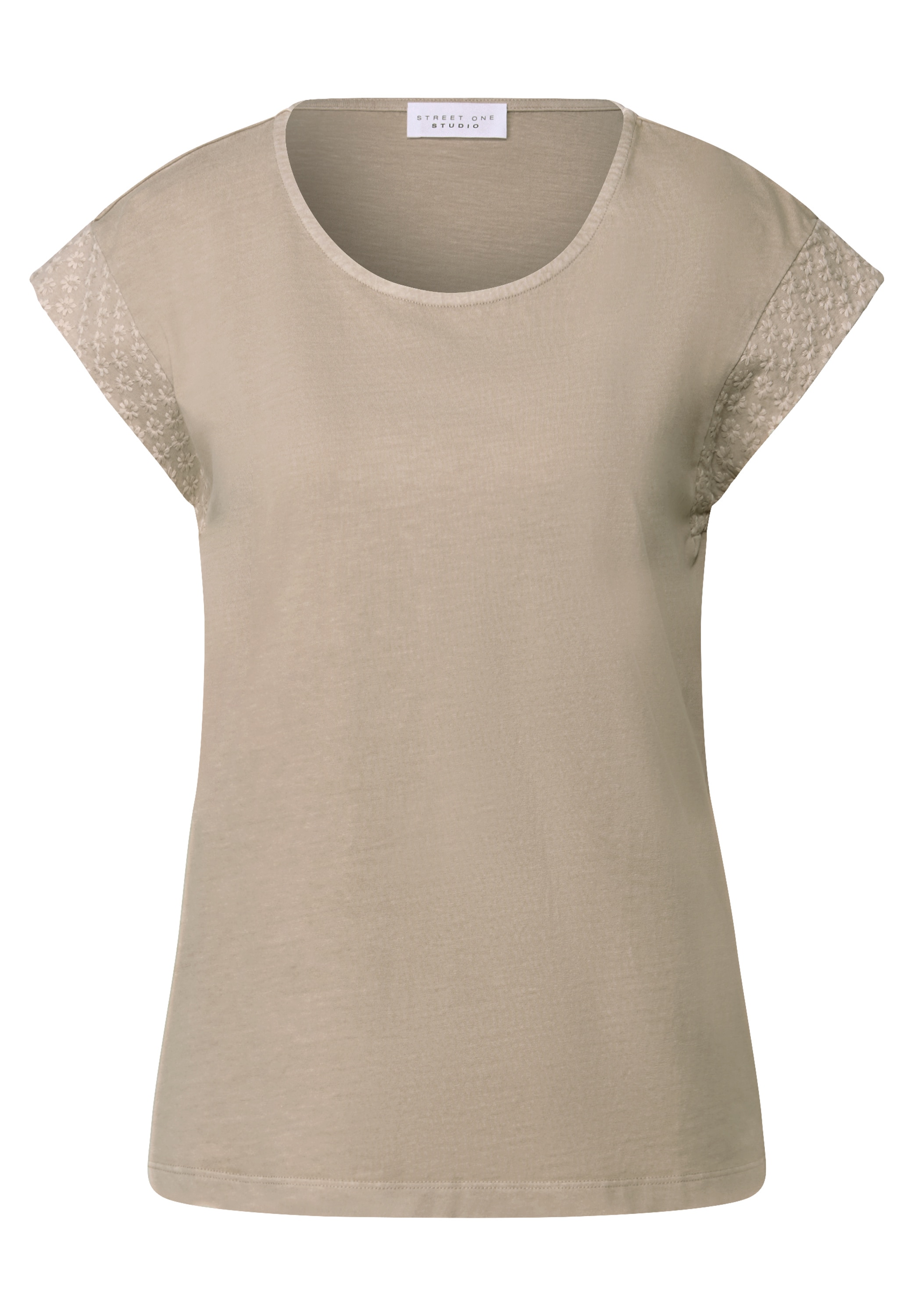 STREET ONE STUDIO T-Shirt, aus reiner Baumwolle