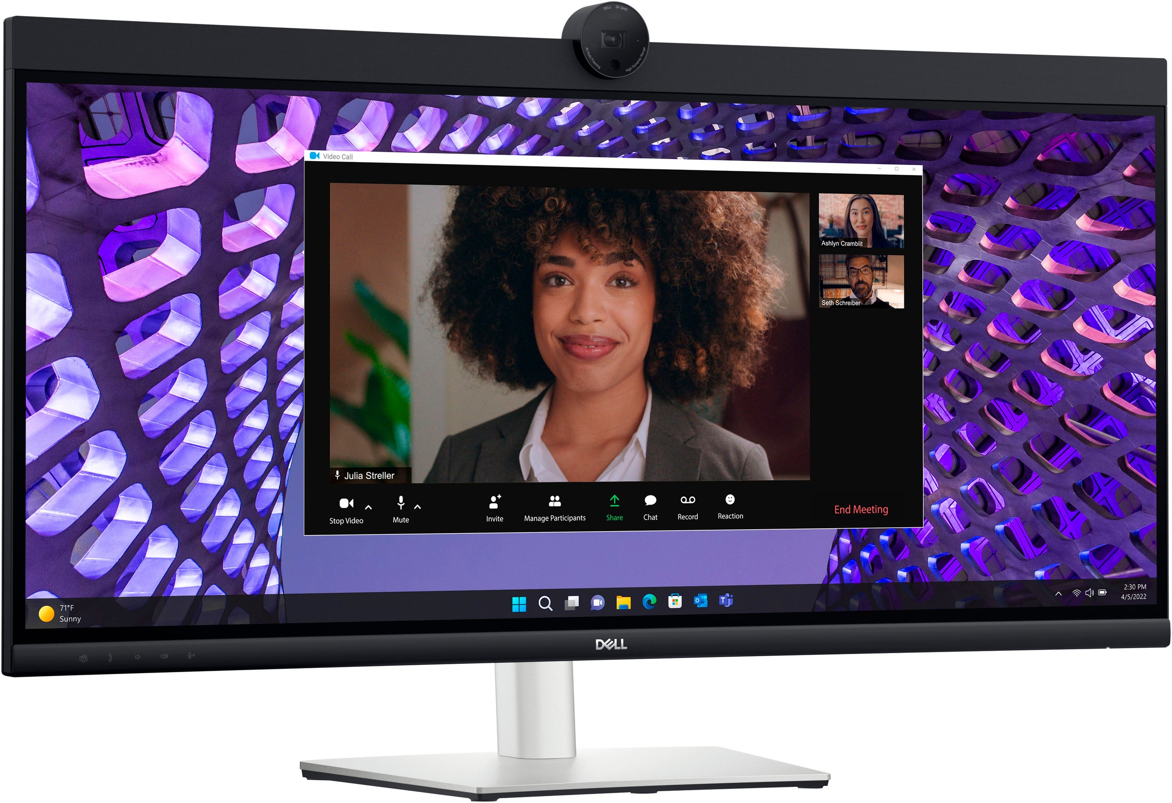 Dell Curved-LED-Monitor »P3424WEB«, 87 cm/34 Zoll, 3440 x 1440 px, WQHD, 8 ms Reaktionszeit, 60 Hz