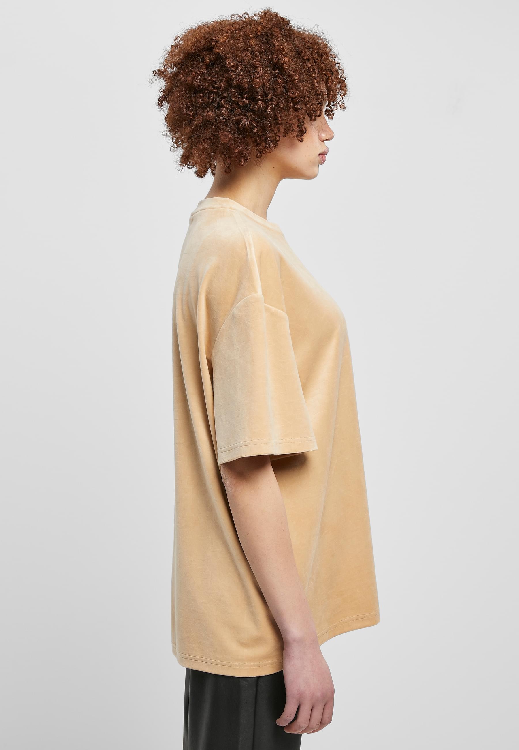 Karl Kani Kurzarmshirt »Karl Kani Damen KW224-027-1KK Small Signature Velvet Logo Tee«, (1 tlg.)