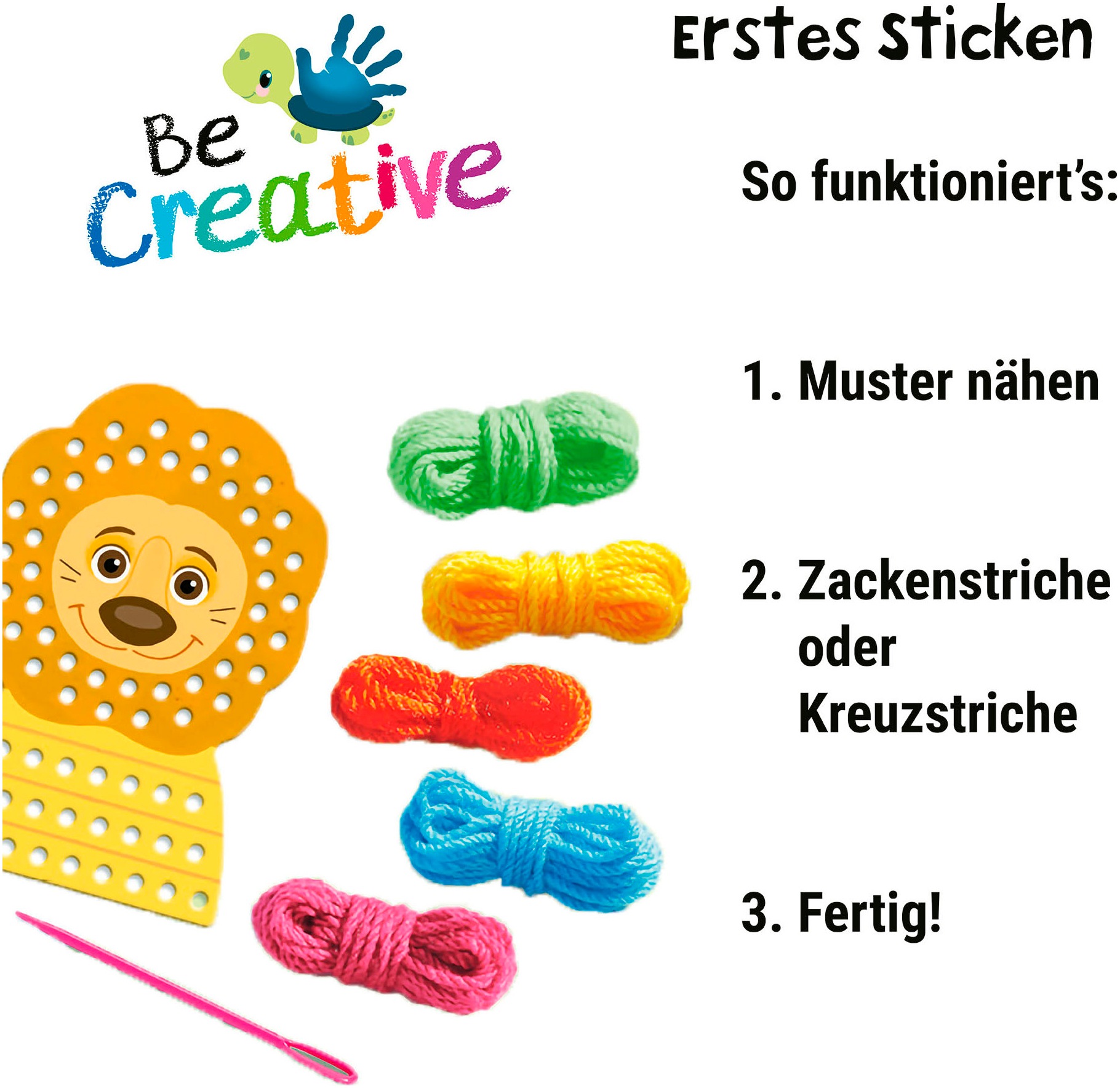 Ravensburger Kreativset »BeCreative Mini, Sticken ohne Nadel«, Made in Europe