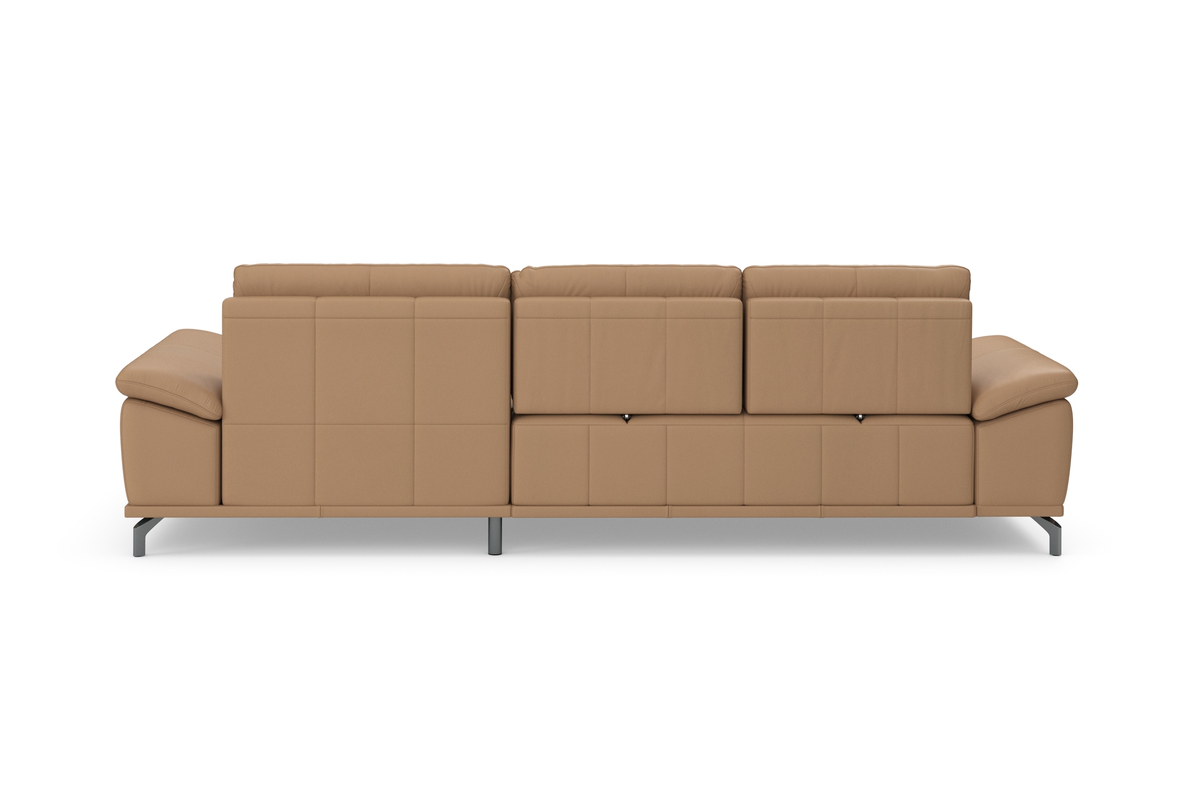 Places of Style Ecksofa Costello, mit Sitztiefenverstellung und Armlehnfunktion, incl. 3 Nierenkissen