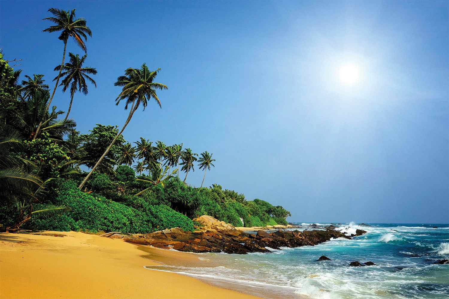 Papermoon Fototapete "Sri Lanka Tropical Beach" glatt