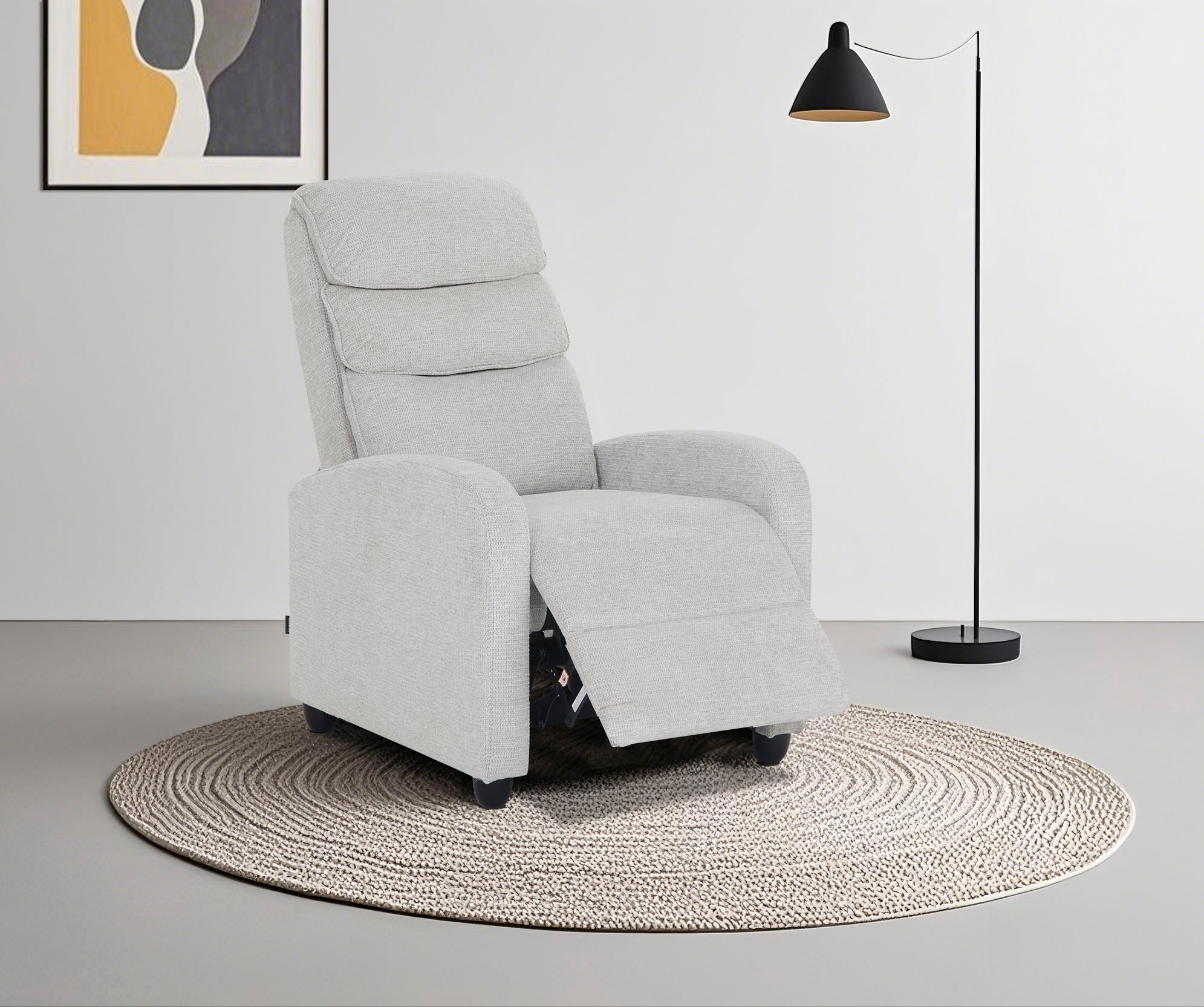 Home affaire Relaxsessel »BERVILLE, TV-Sessel, Ruhesesel mit Schlaffunktion, Webstoff«, Liegesessel mit manueller Relaxfunktion