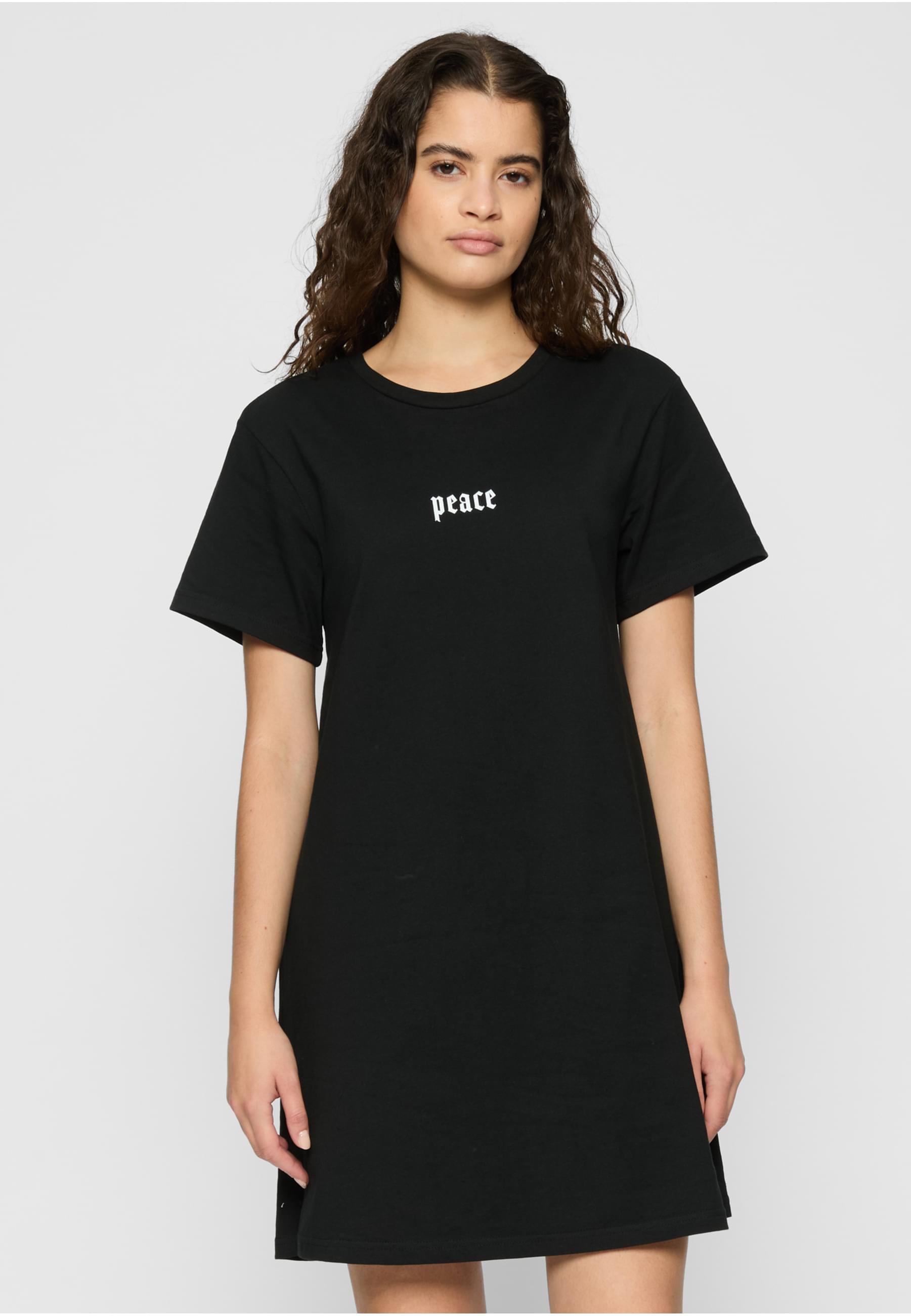 Miss Tee Shirtkleid »Miss Tee Girls Peace Hand Ladies Tee Dress«, (1 tlg.)