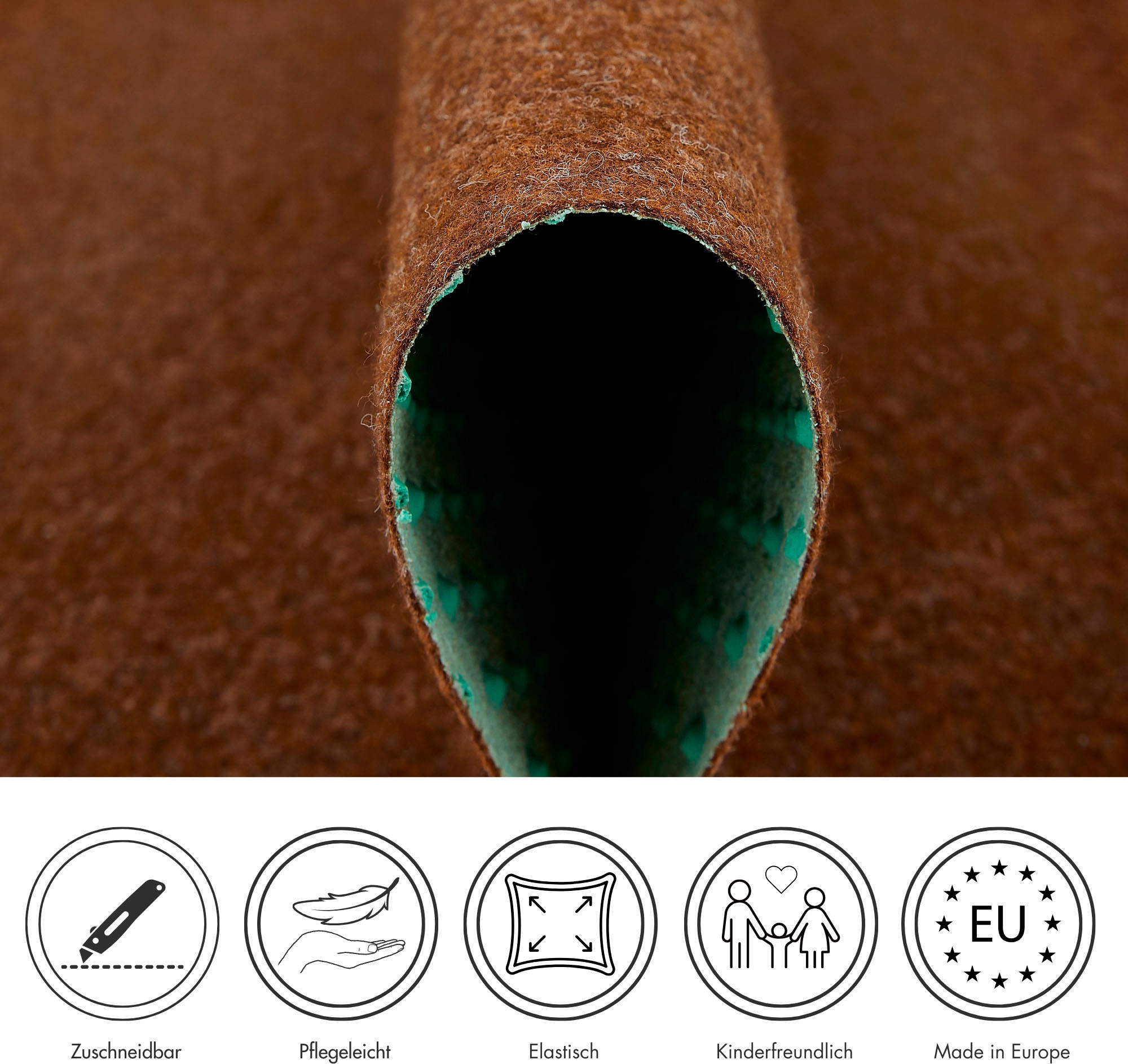 ANDIAMO Edinburgh Artificial Grass Brown 400cm x 350cm 3