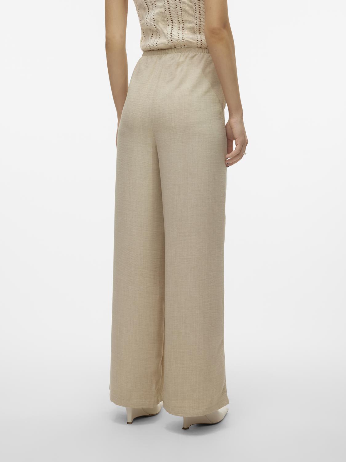 Thumbnail - Vero Moda Schlupfhose "VMMELANEY HW LOOSE PANT WVN GA NOOS", Sommerhose