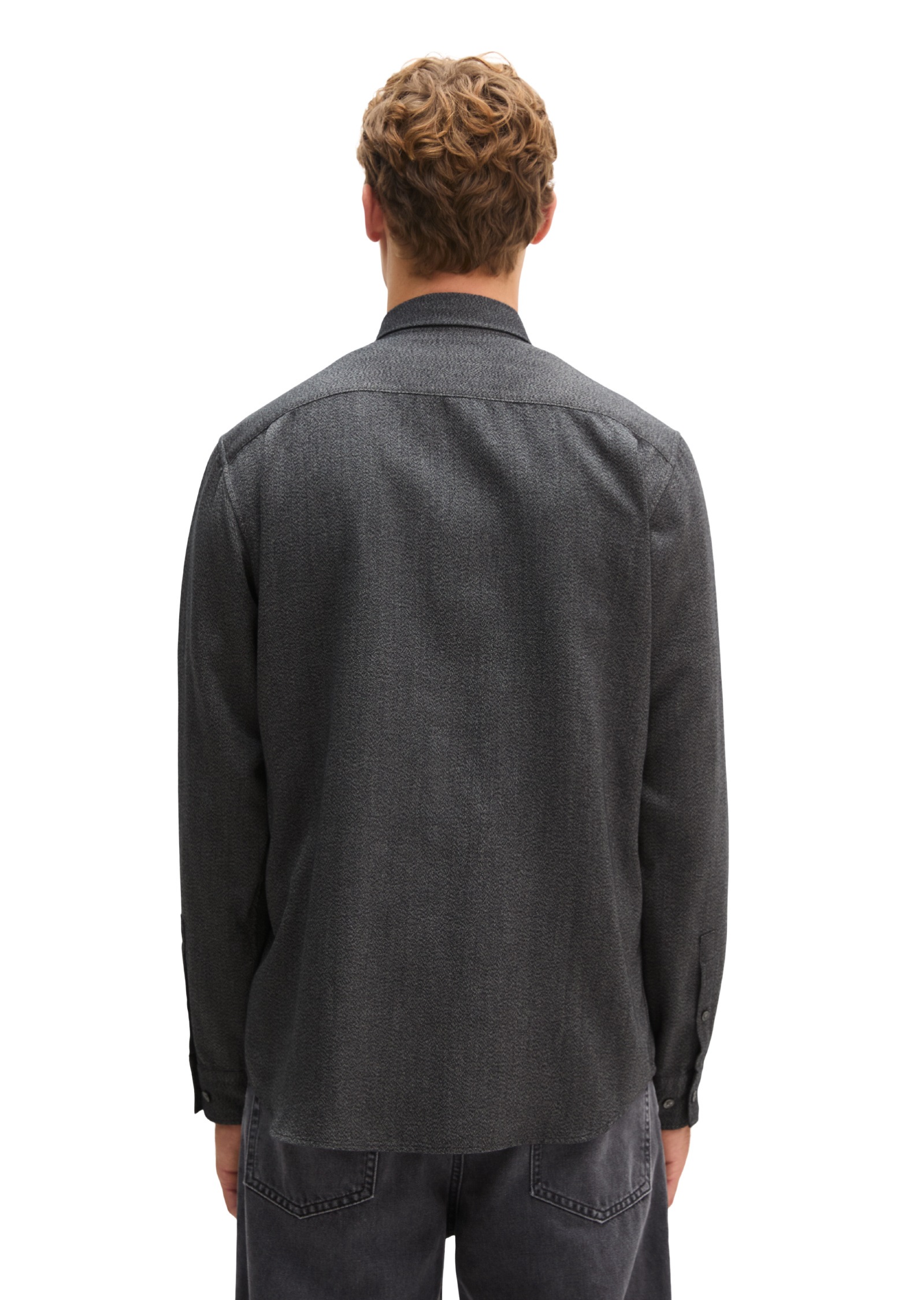 Marc O'Polo Langarmhemd »aus Bio-Baumwolle mit TENCEL™ Lyocell«
