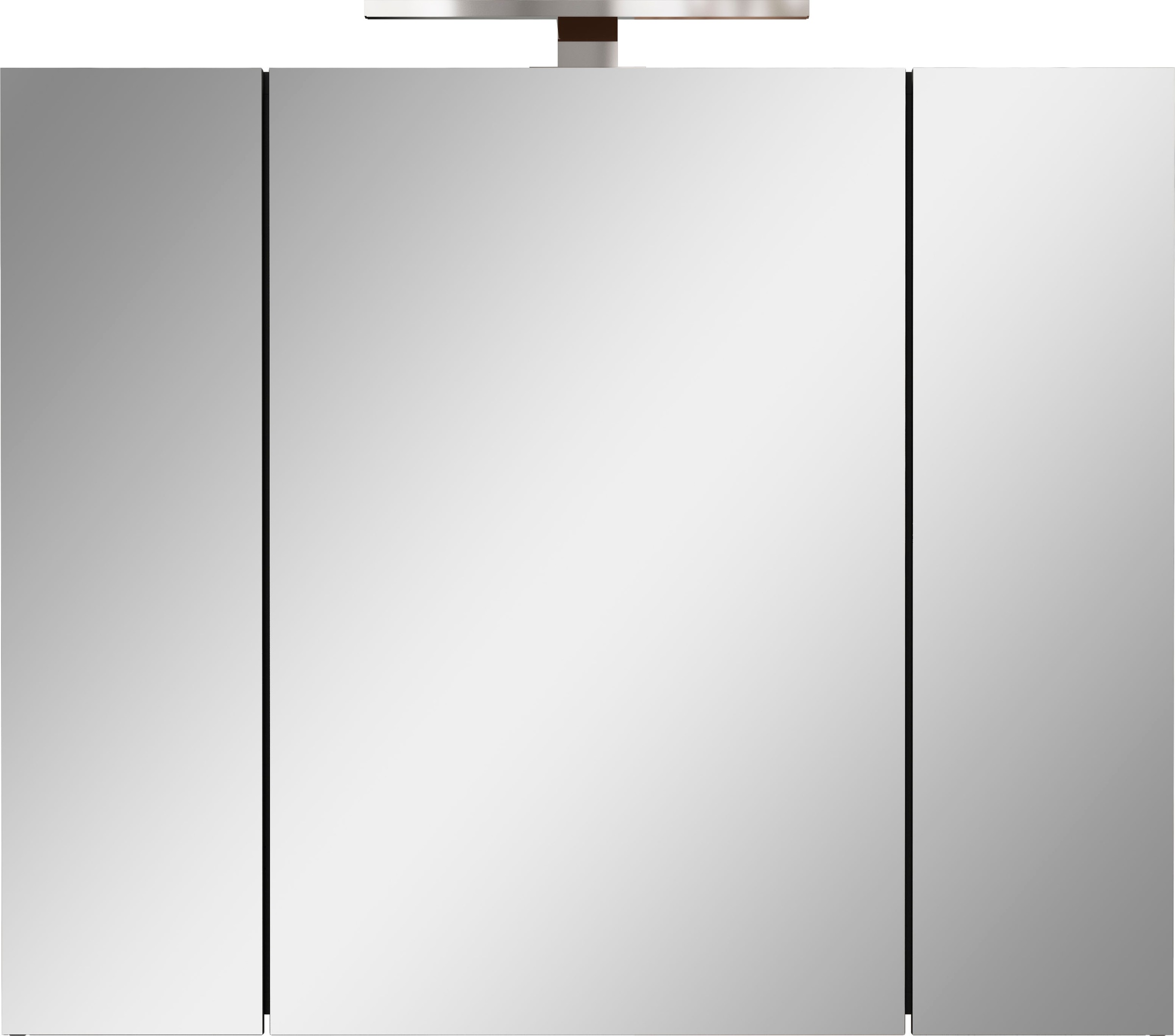 GERMANIA Spiegelschrank »Spiegelschrank« 1 Stk. tlg. 3-türiger Spiegelschrank mit LED-Beleuchtung und Steckdose