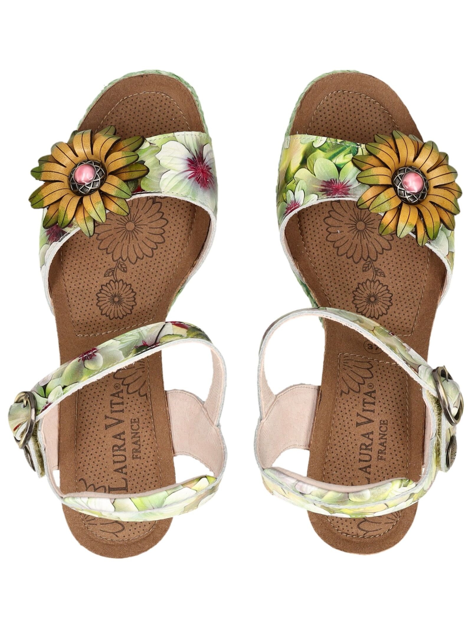 LAURA VITA High-Heel-Sandalette »LAURA VITA Sandalen Leder«