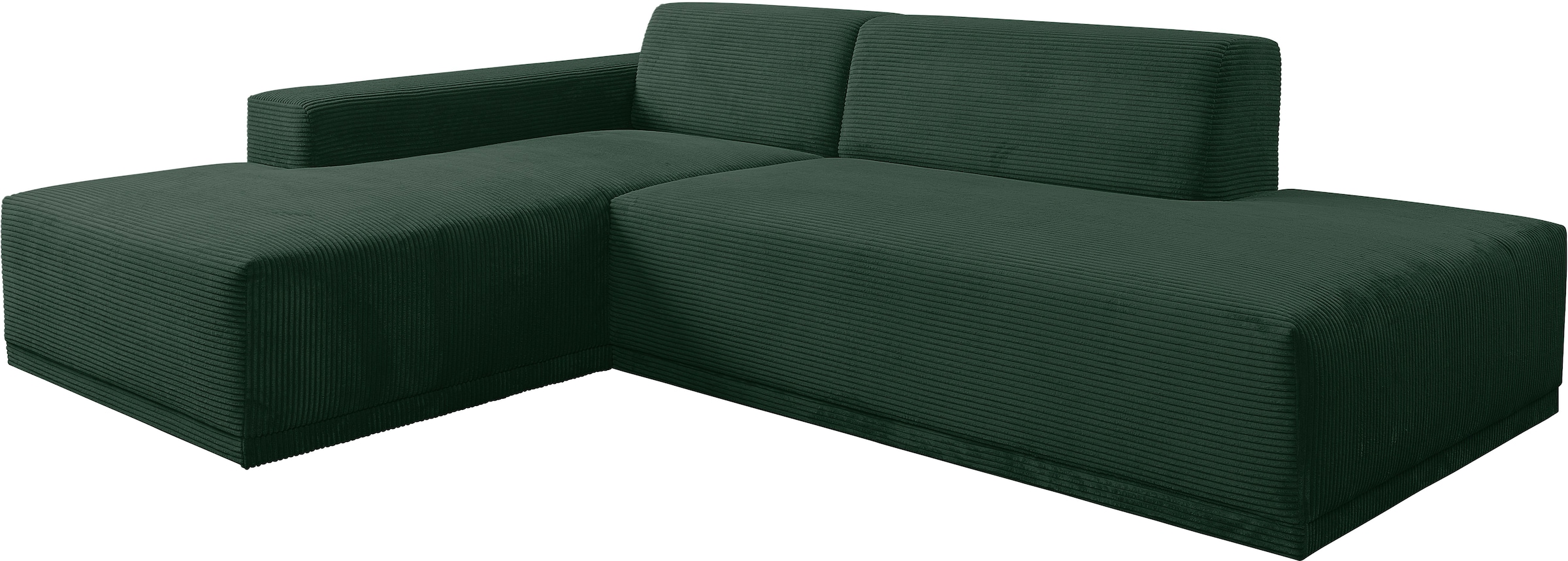 WERK2 Ecksofa »Apollo, hoher Sitzkomfort, aktuelles Design, Breite 264cm, L-Form« Puristisches Design mit maximalem Komfort