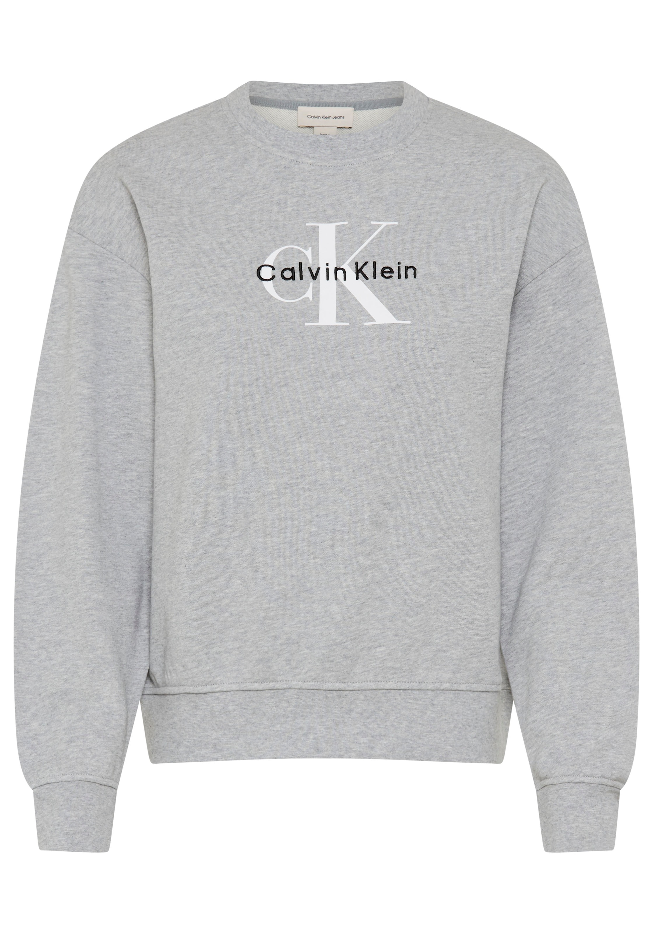 Calvin Klein Jeans Sweatshirt "FRENCH TERRY MONOLOGO CREW", Regular fit, Lo günstig online kaufen